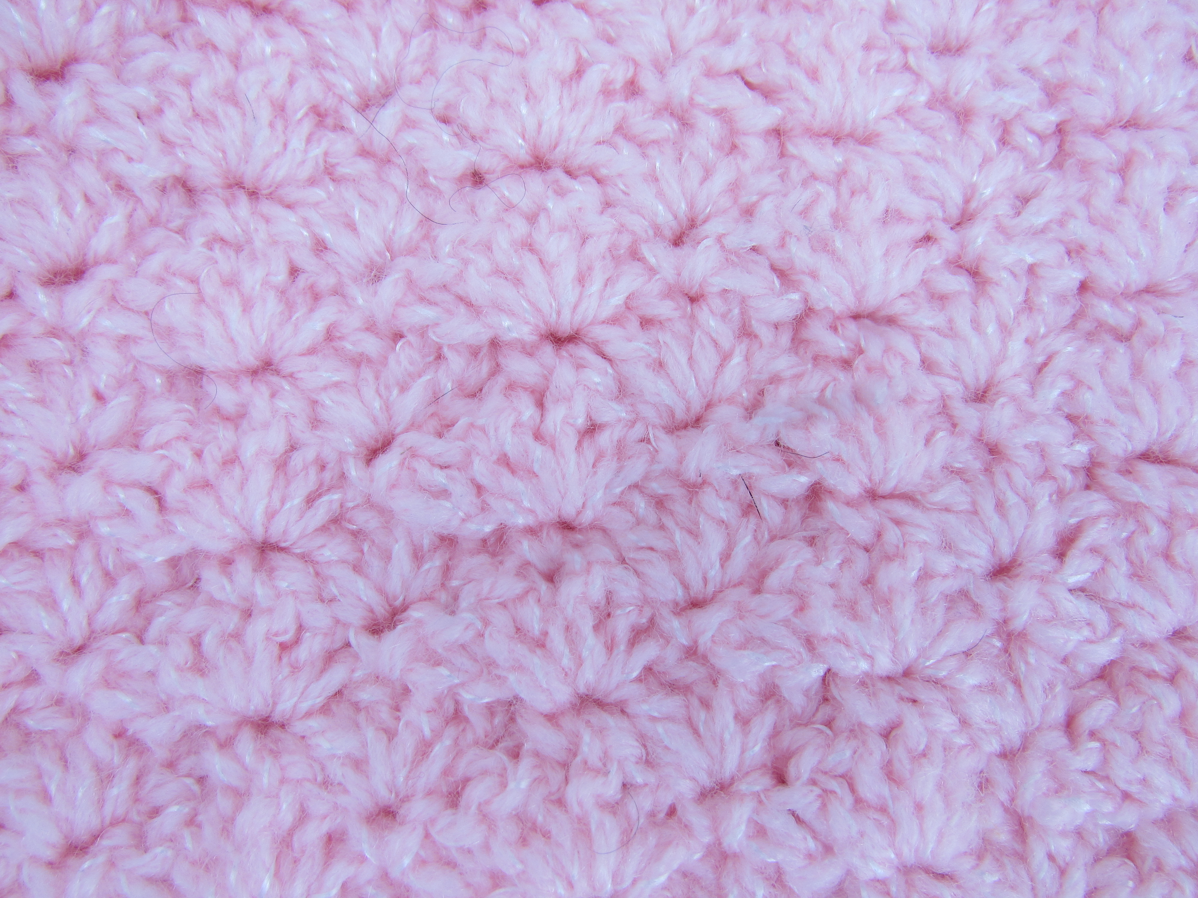 Pink Hand Crochet Baby Bunting 0-6 months