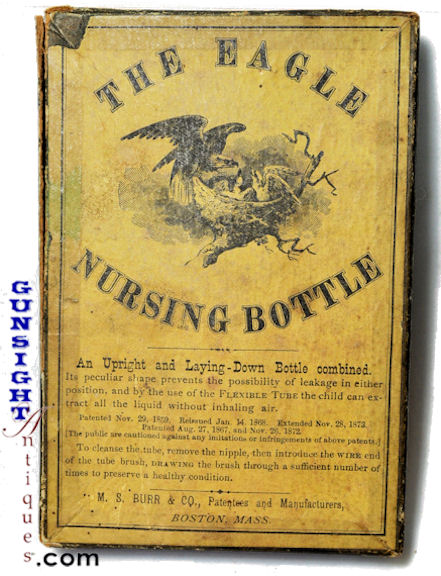 Mid 1800’s Nursing BOTTLE & BOX