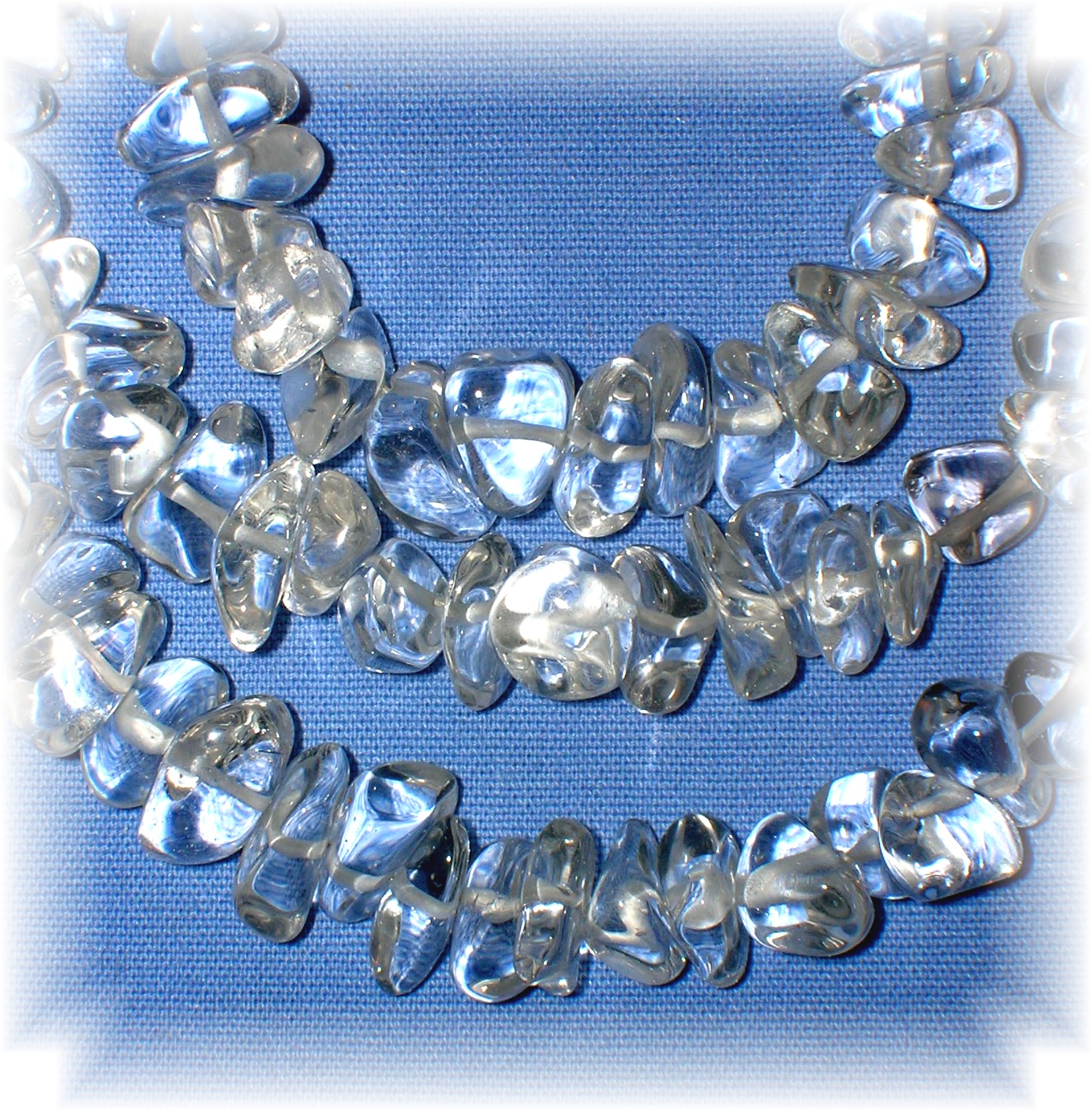 Crystal Clear Nuggets Necklace