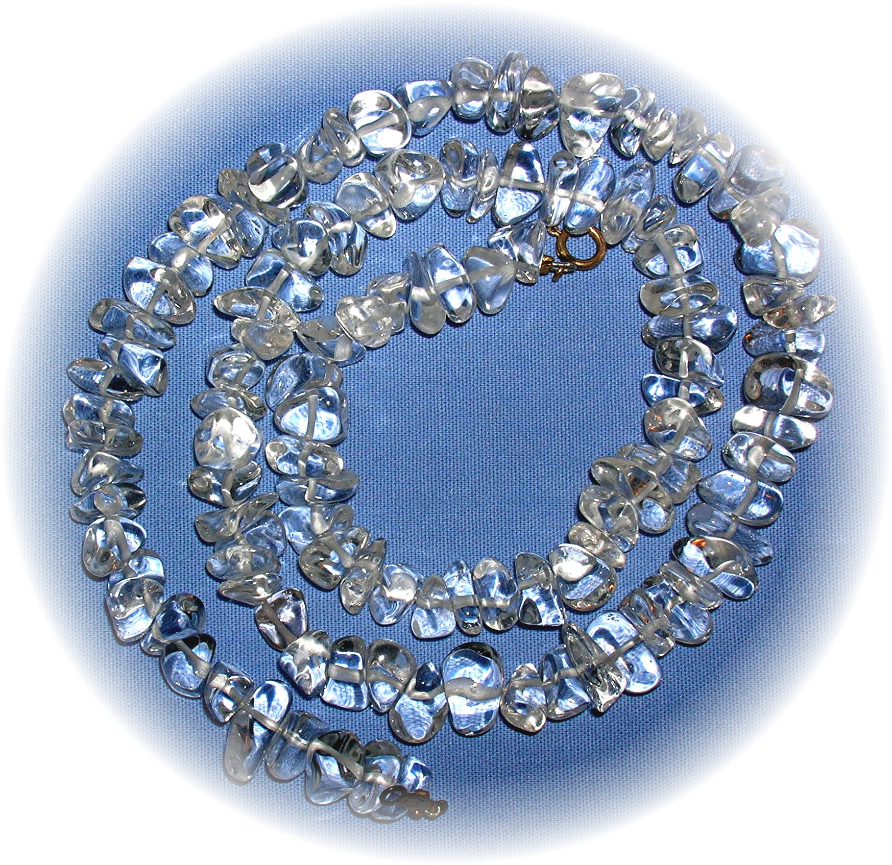 Crystal Clear Nuggets Necklace