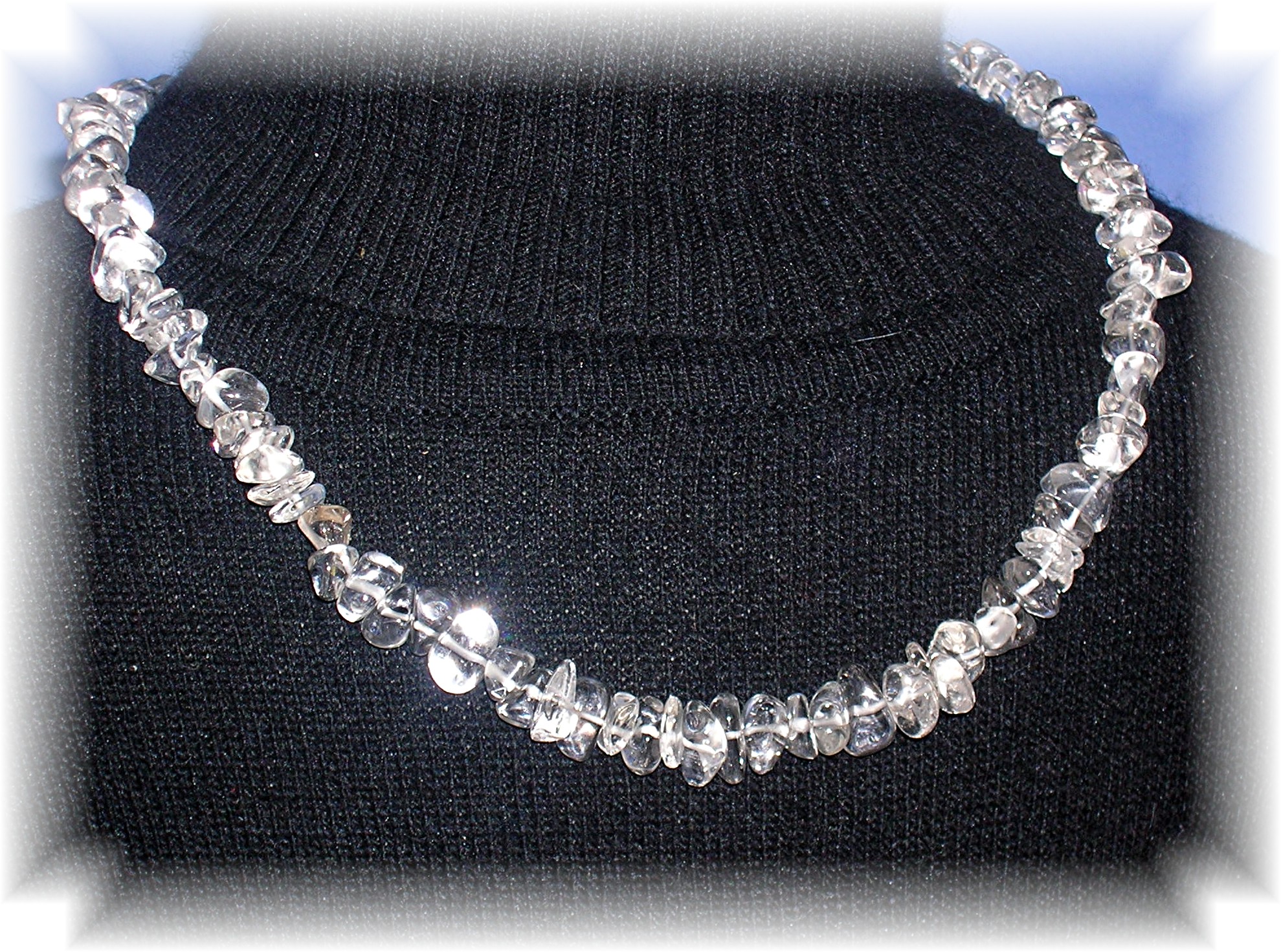 Crystal Clear Nuggets Necklace