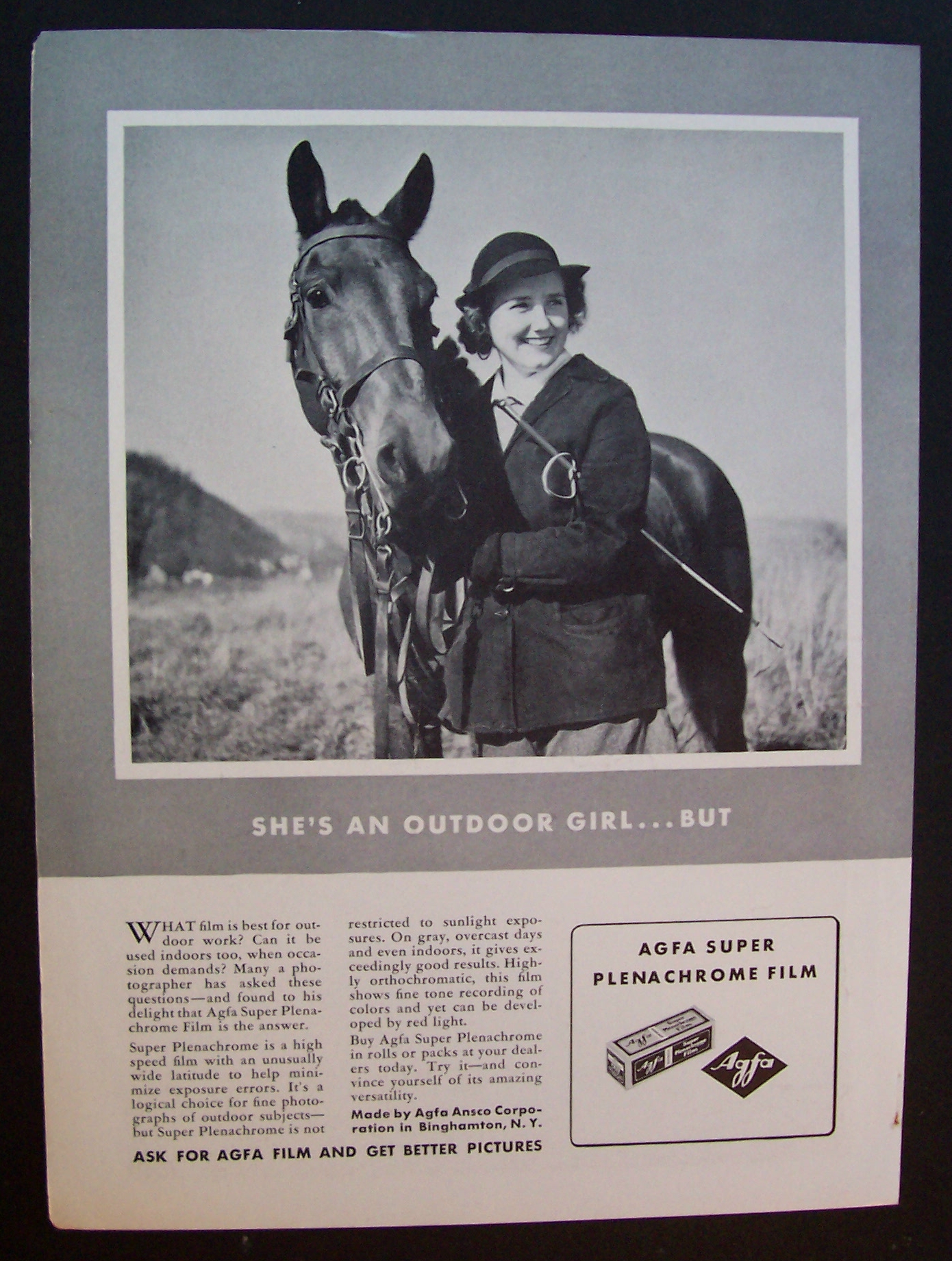 1938 Agfa Super Plenachrome Film