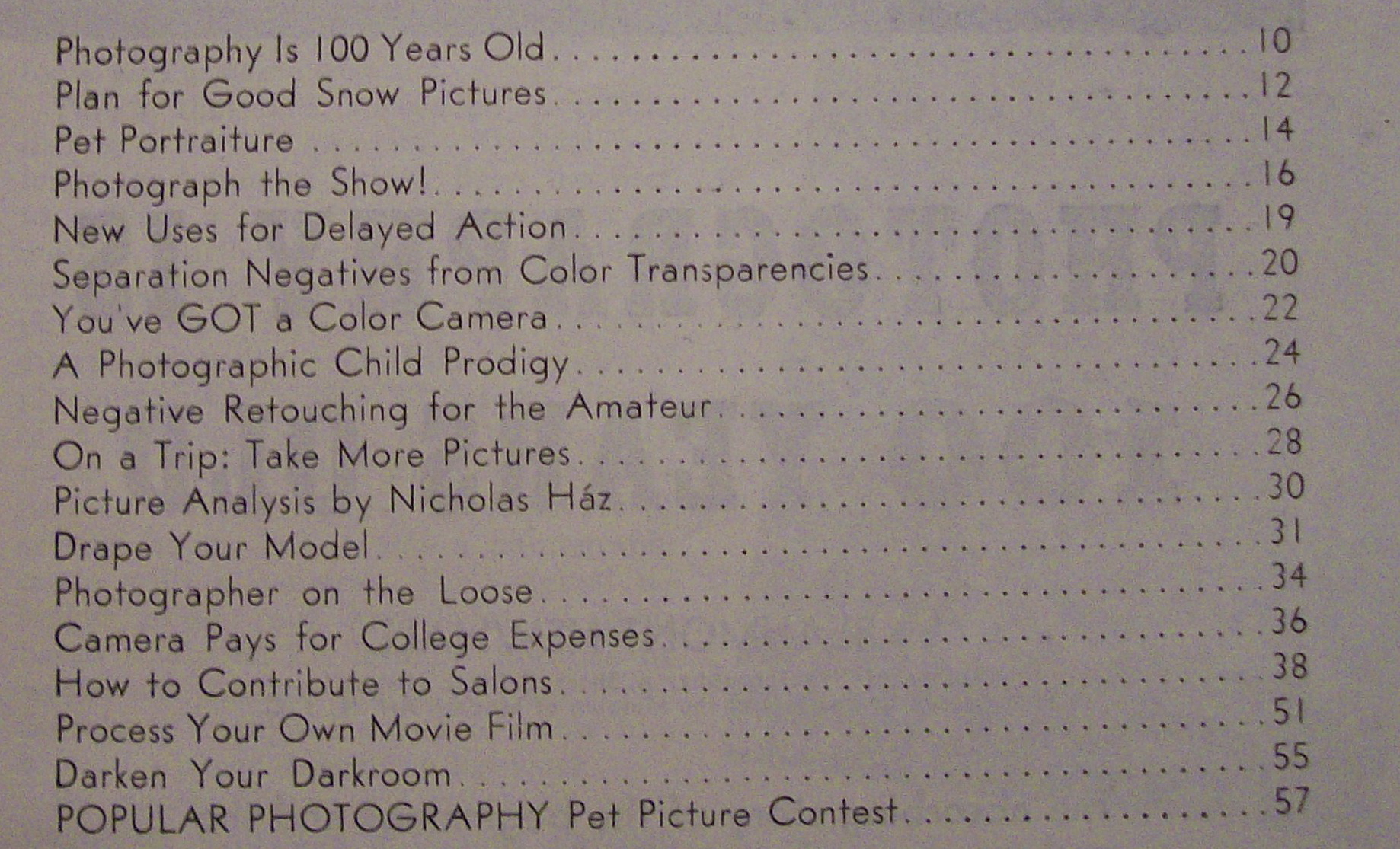 Popular Photography Magazine - January 1939