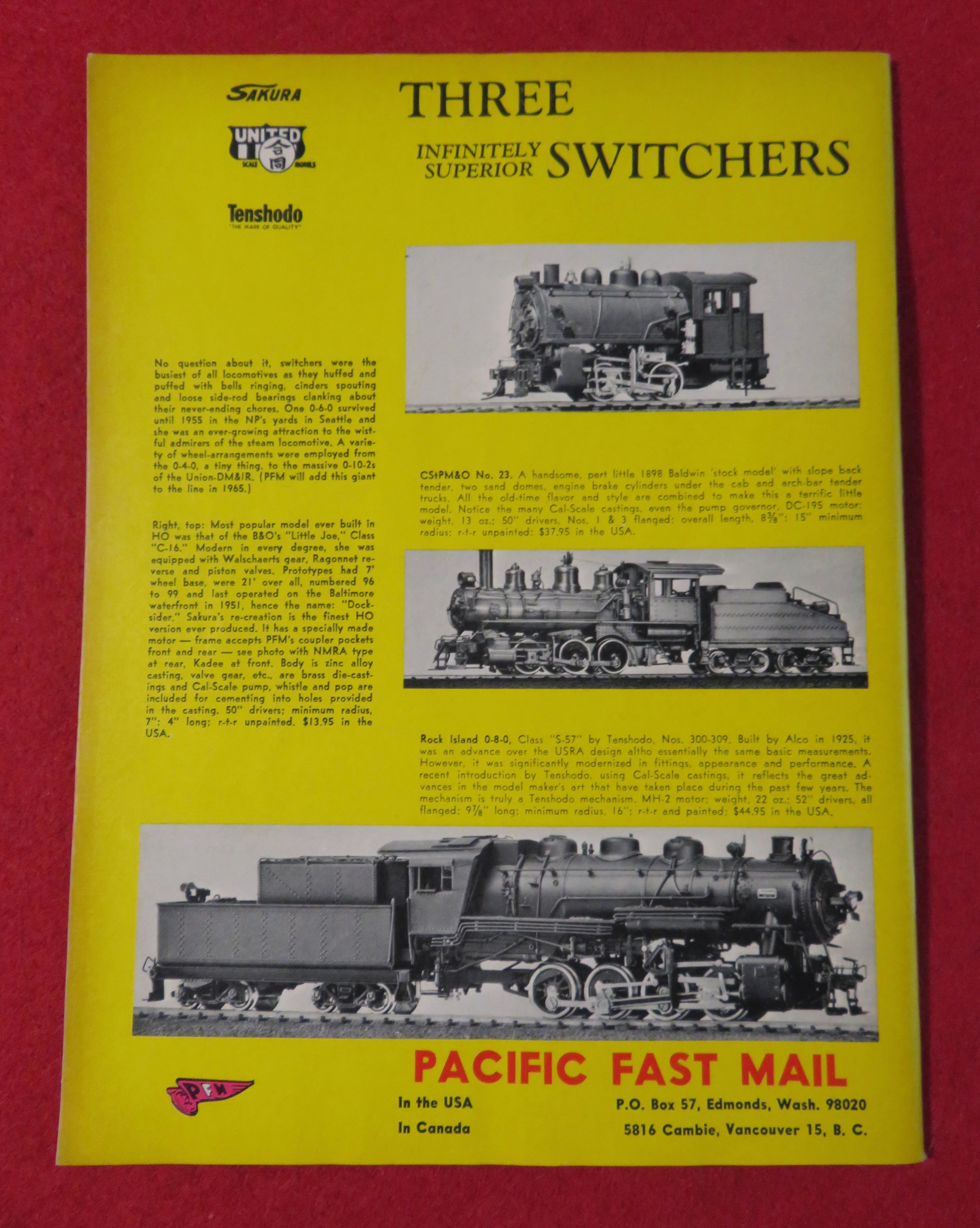 Railroad Model Craftsman Magazine December 1964