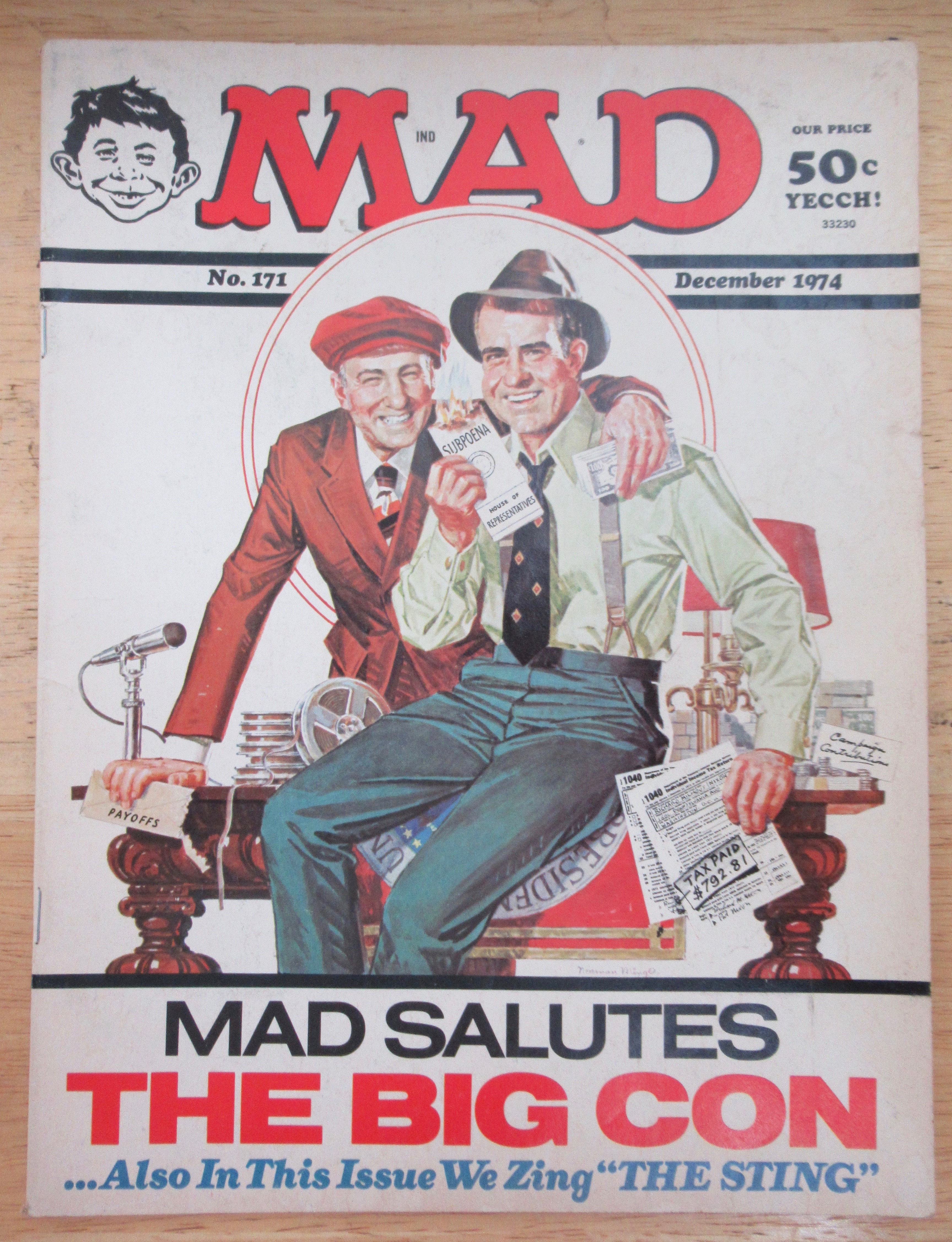 Mad Magazine #171 December 1974 The Big Con