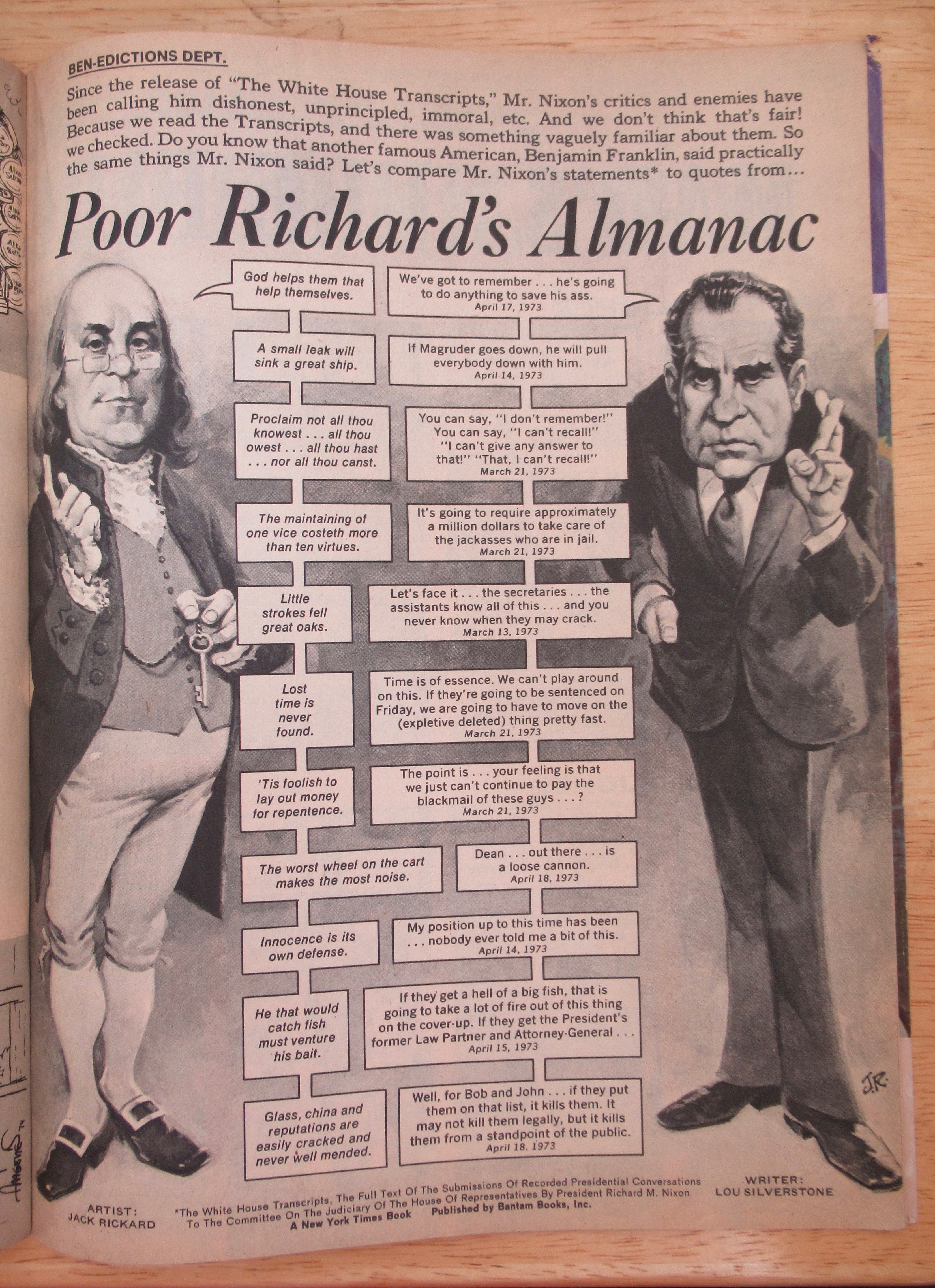 Mad Magazine #171 December 1974 The Big Con