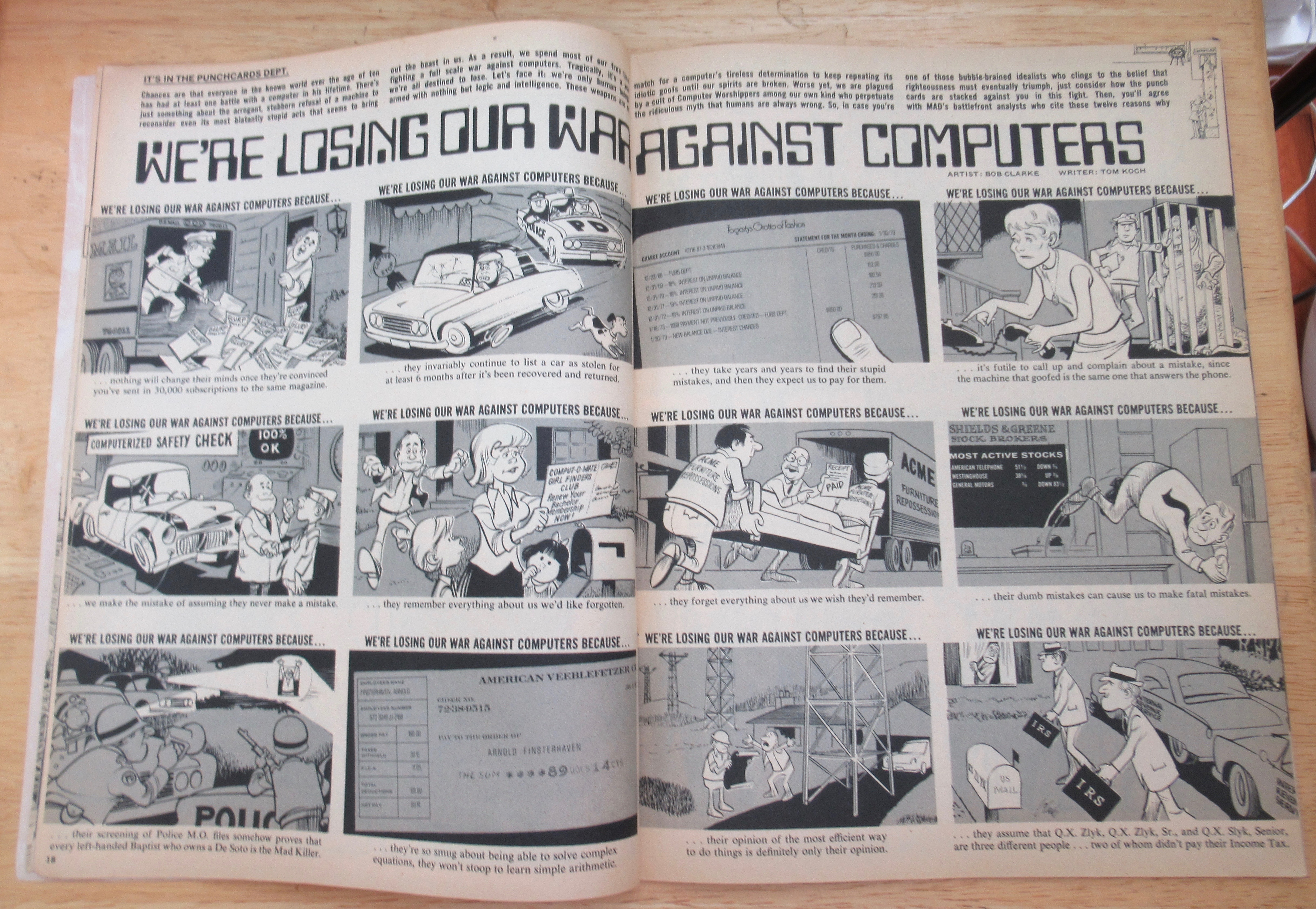 Mad Magazine #171 December 1974 The Big Con