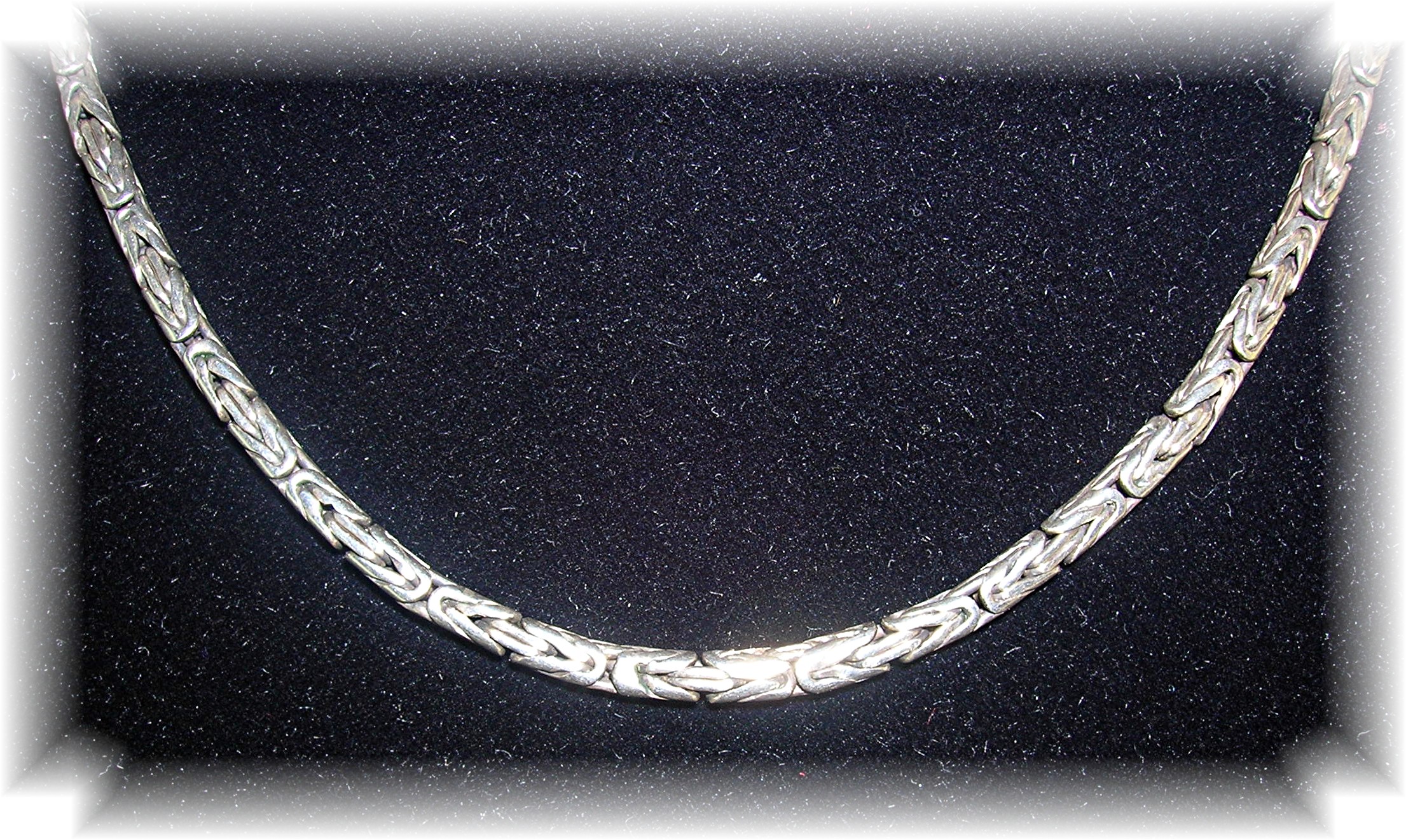 Necklace Sterling Silver Bali Toggle Clasp
