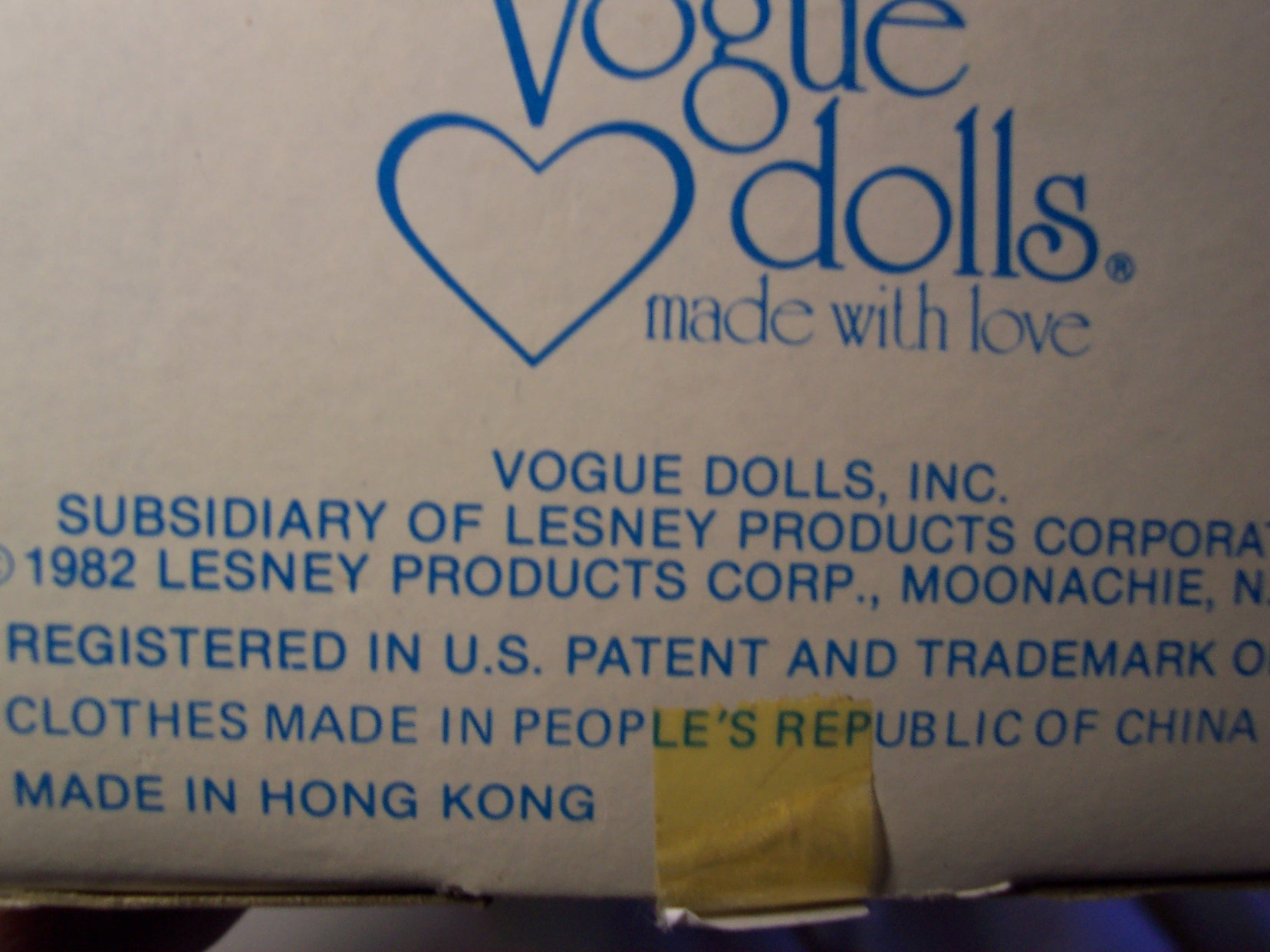Ginny Doll French Bride 1982 mint in box