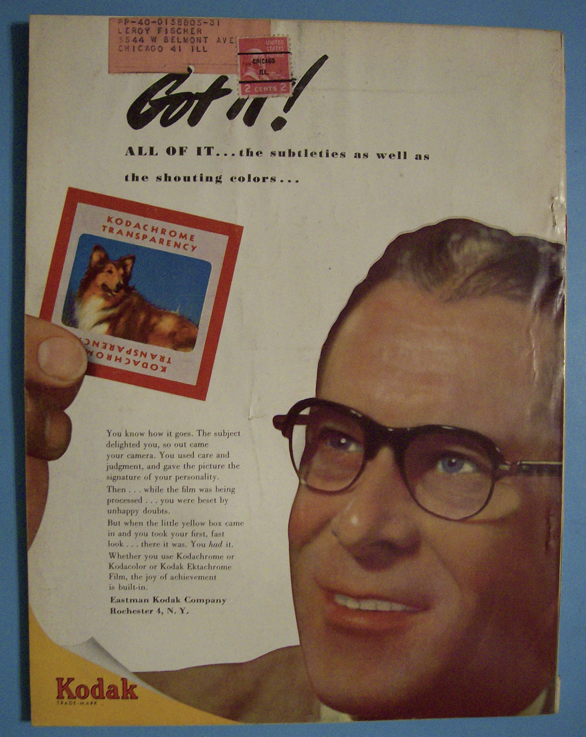 Popular Photography Magazine - November 1950
