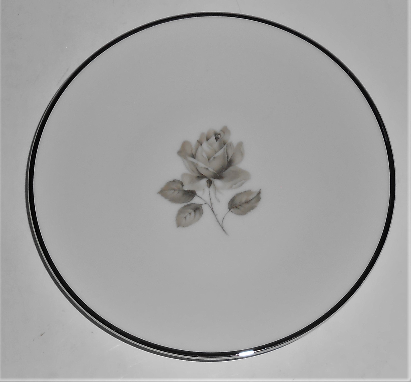 Quality Crafts Porcelain China Bavaria Midnight Rose Pl