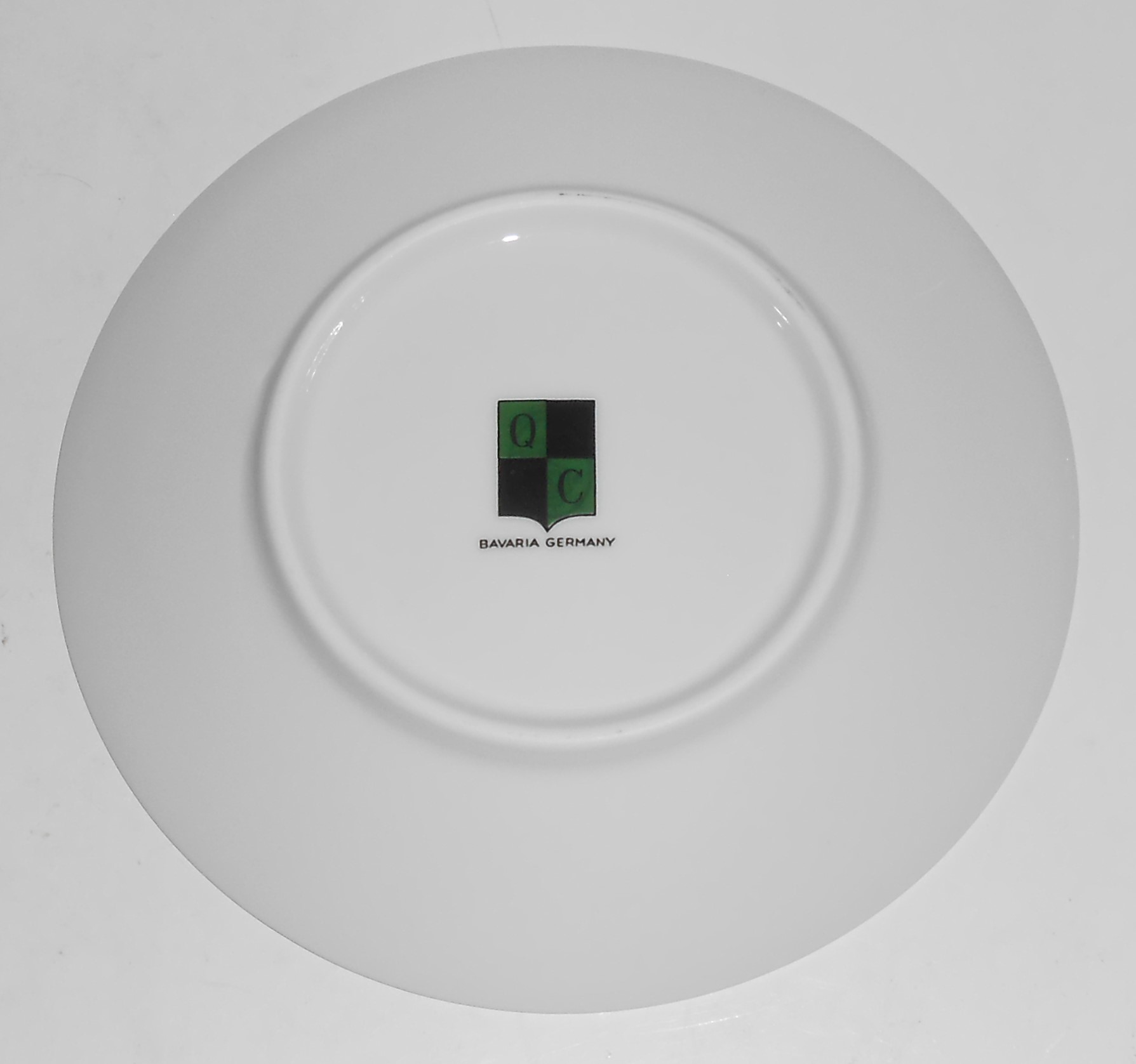 Quality Crafts Porcelain China Bavaria Midnight Rose Pl