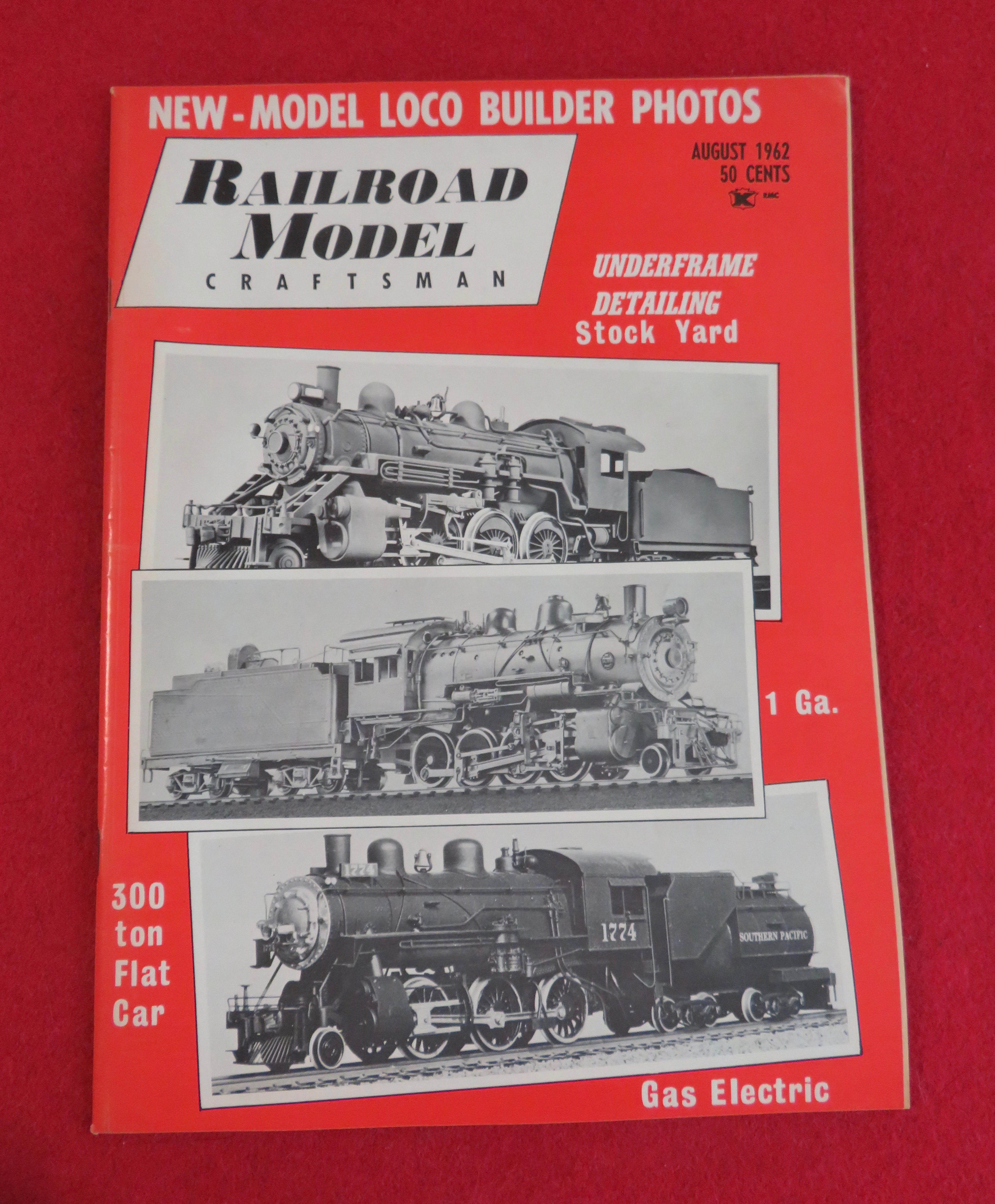Railroad Model Craftsman Magazine August 1962