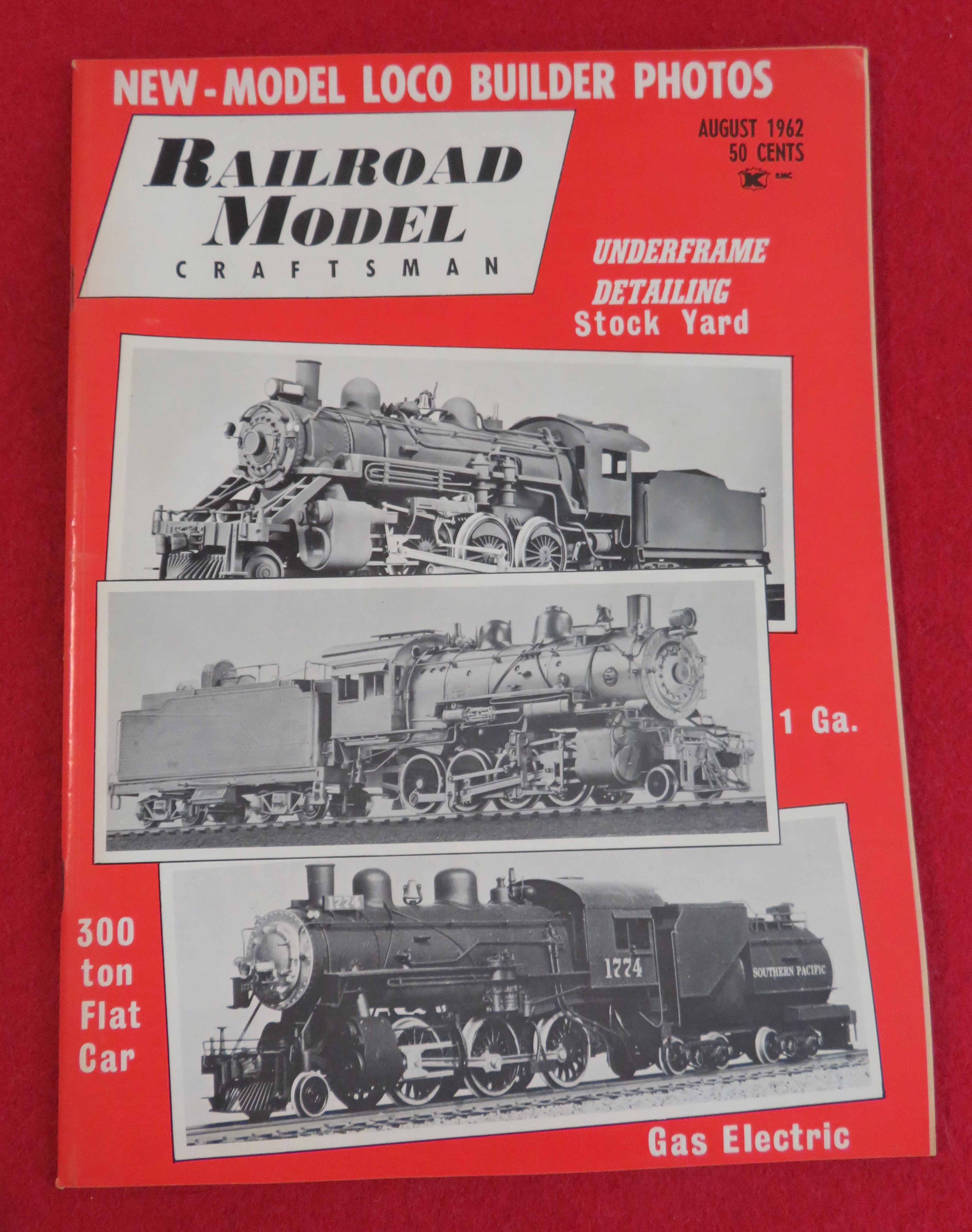 Railroad Model Craftsman Magazine August 1962