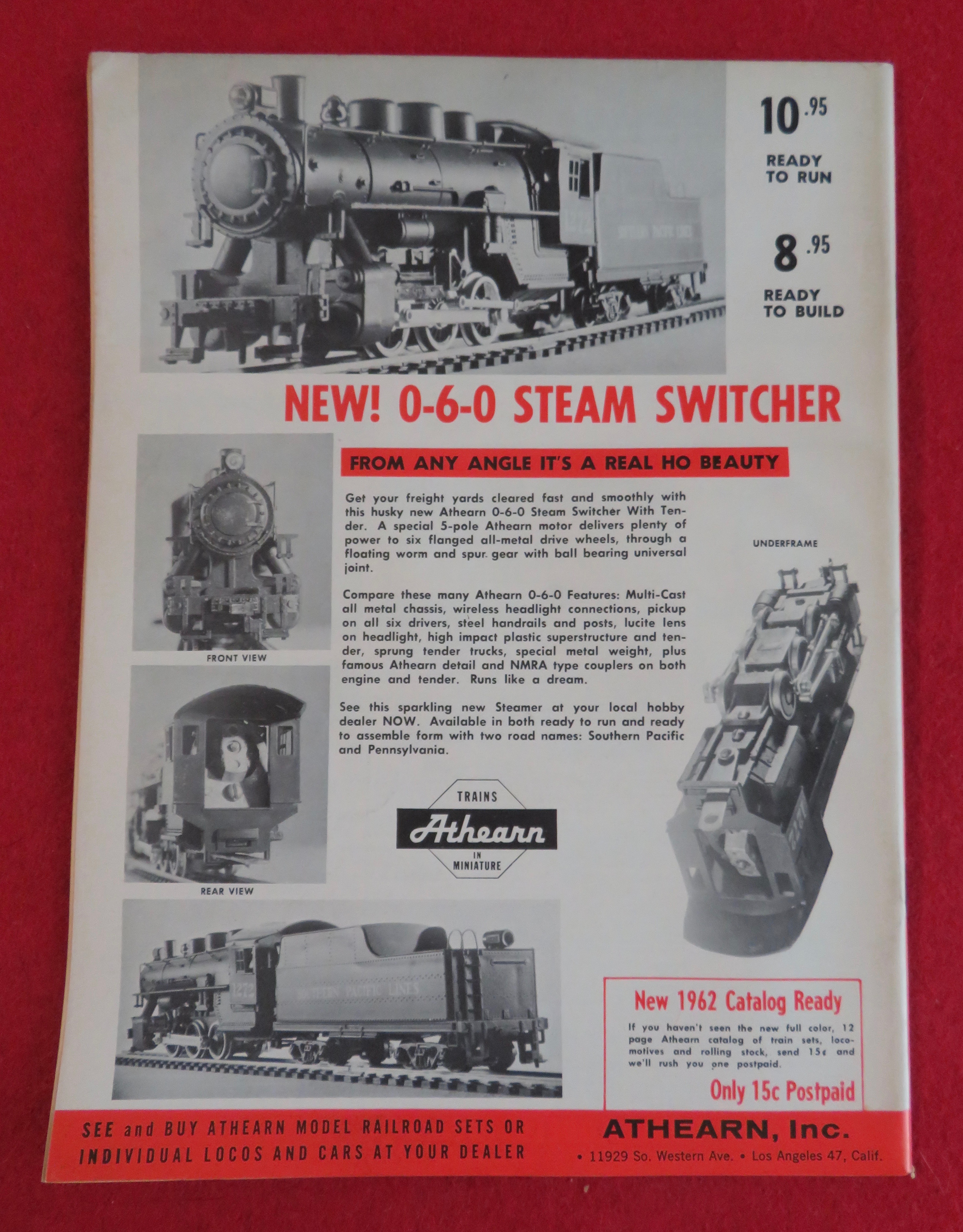 Railroad Model Craftsman Magazine August 1962