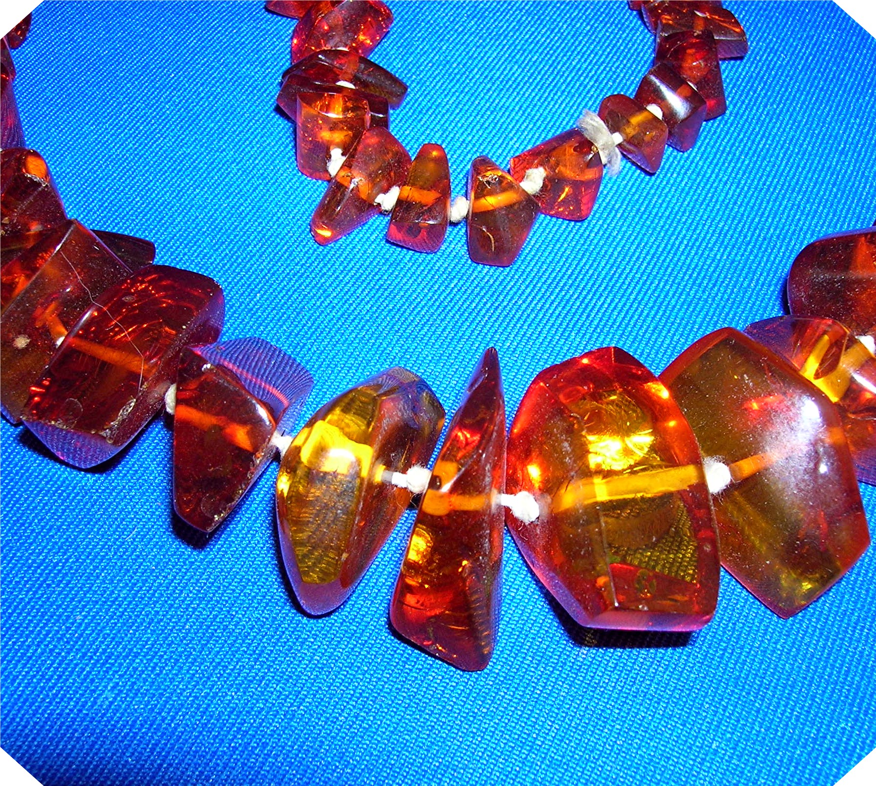Baltic Amber Hand Knotted 32 Inch Necklace