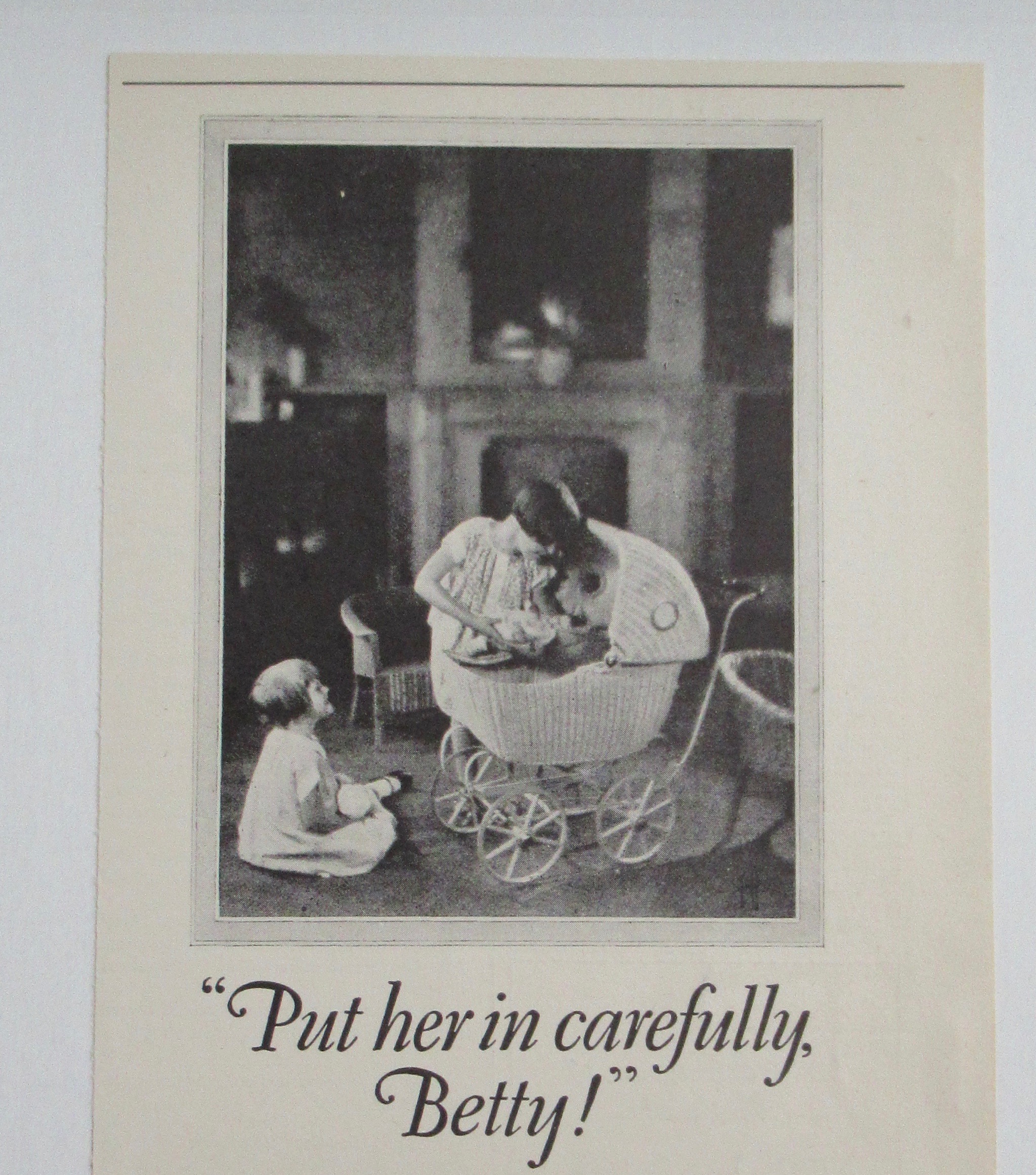 1926 Lloyd Baby Carriages with Girls and Their Dolls