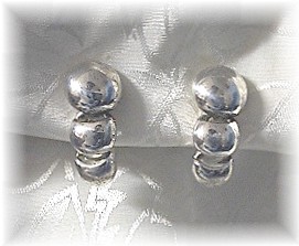Silver NAPIER Clip Earrings