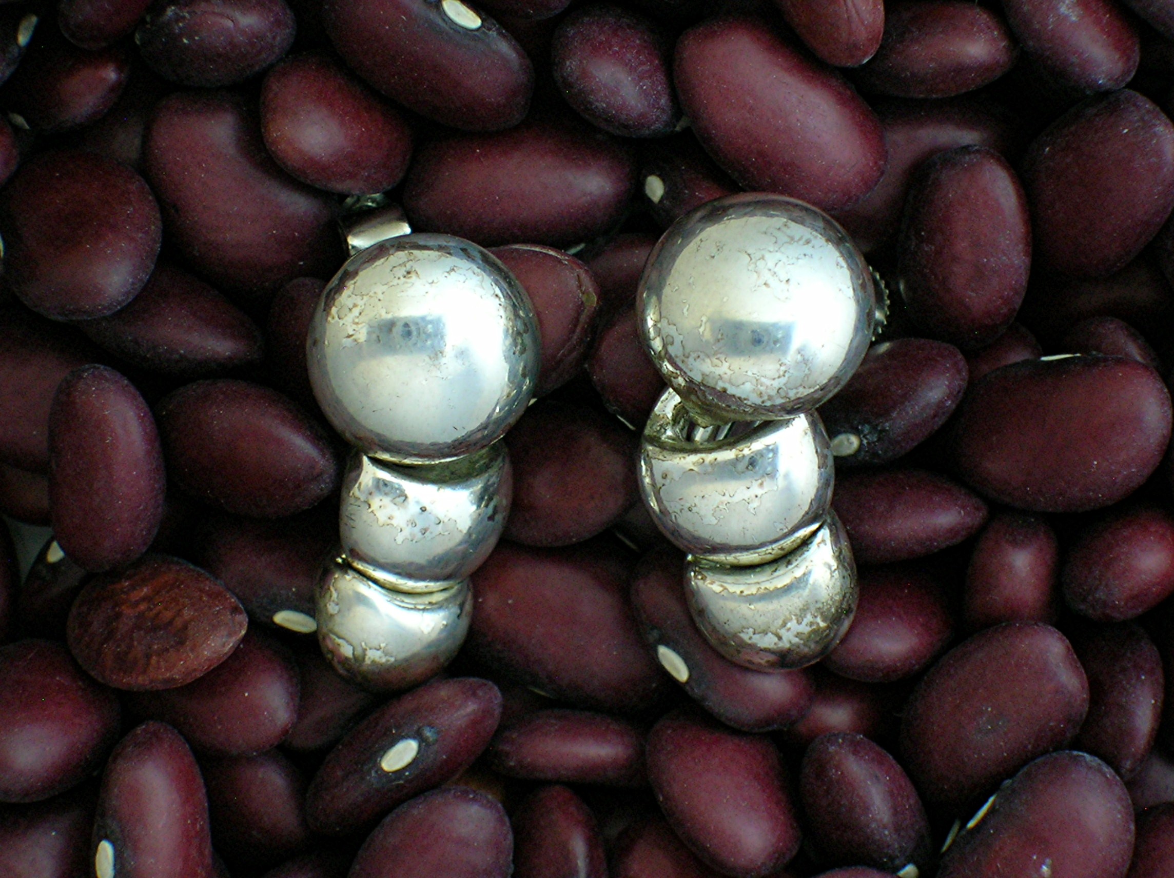 Silver NAPIER Clip Earrings