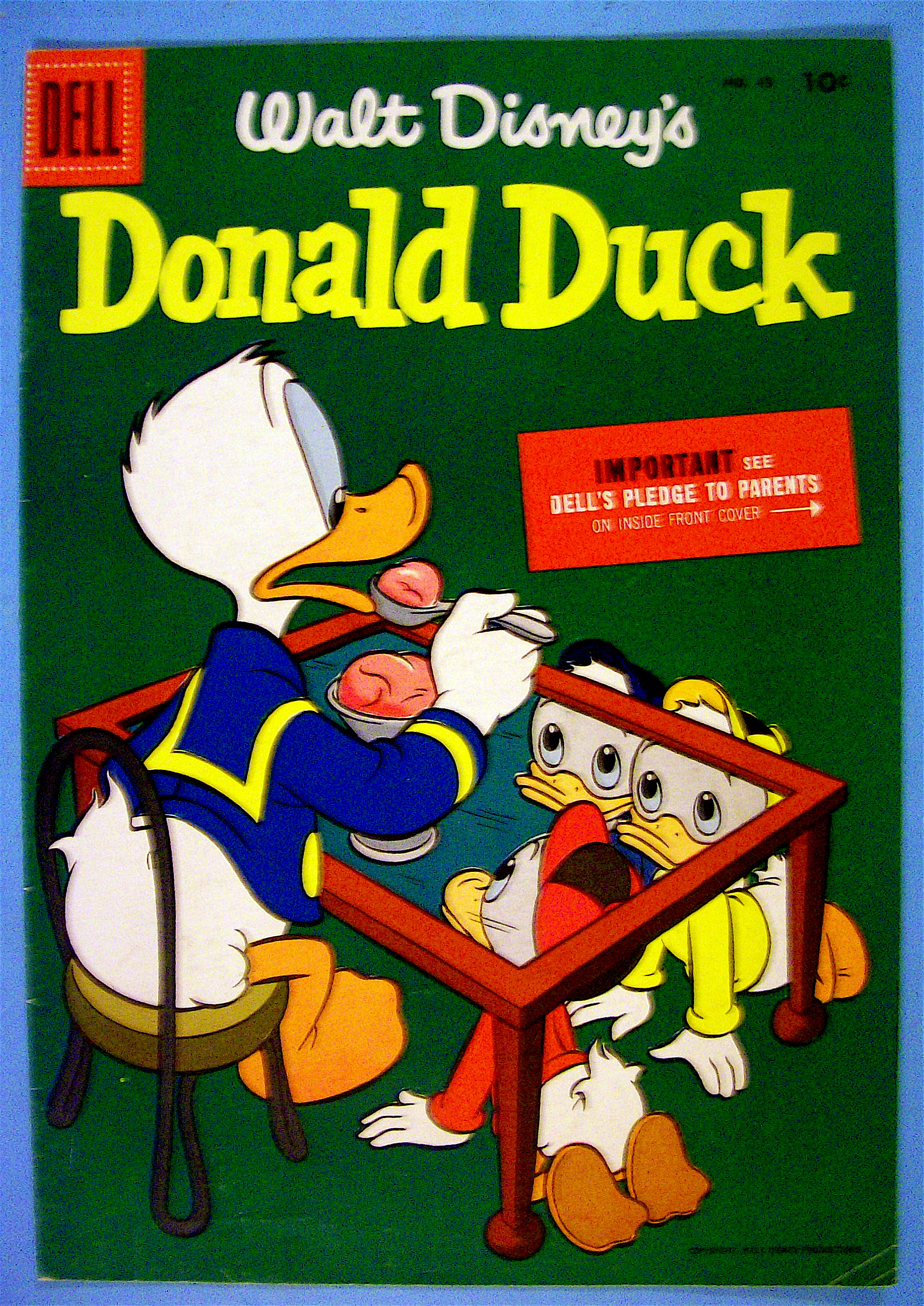 Donald Duck Comic Cover #43 September-October 1955