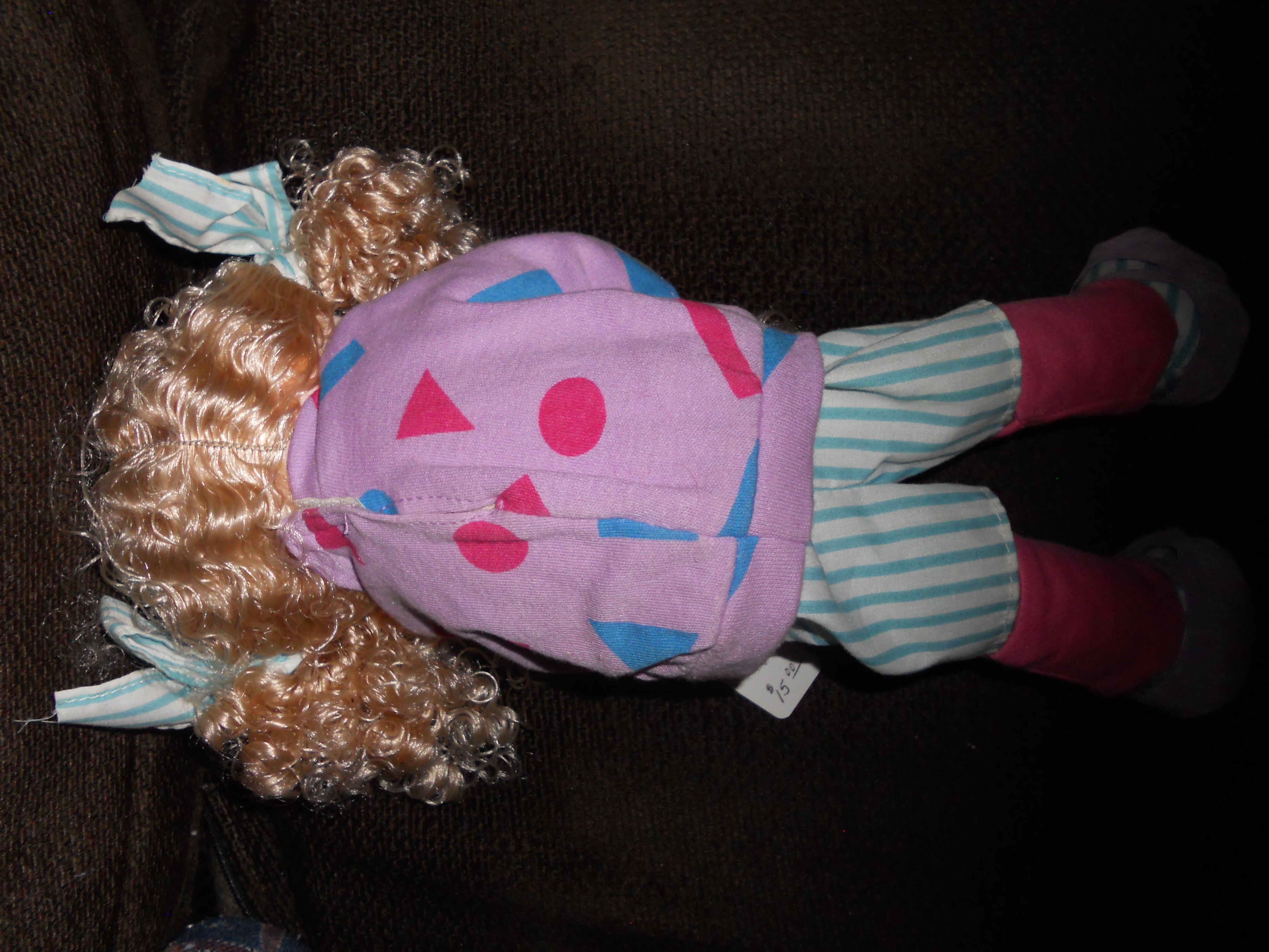 Cloth Doll Holding Kitty, Applause