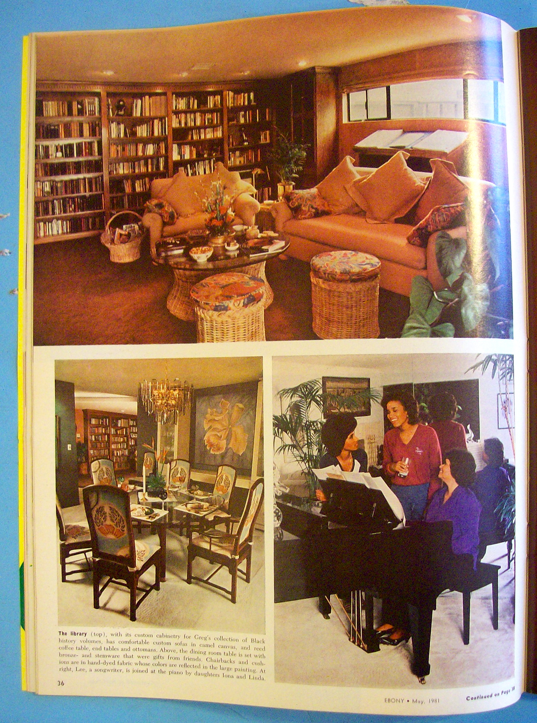 Ebony Magazine-May 1981-Greg Morris Family