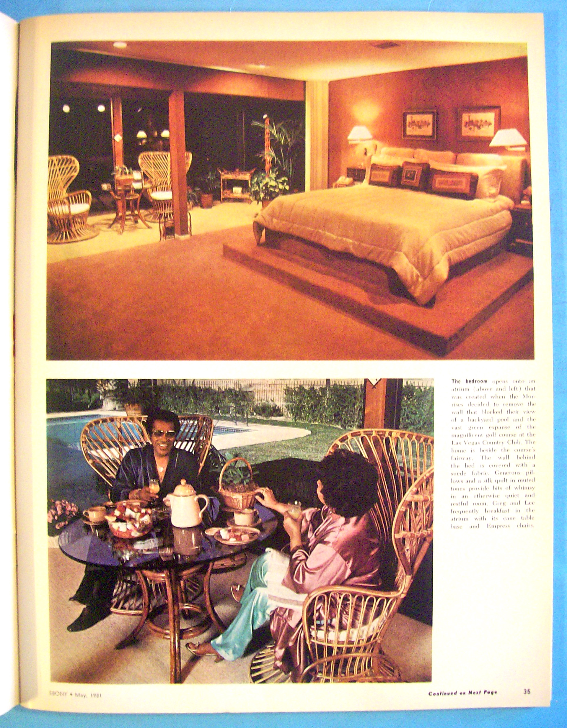 Ebony Magazine-May 1981-Greg Morris Family