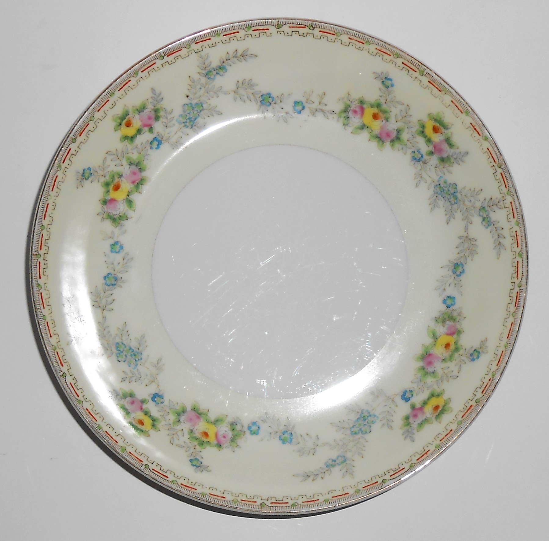 Sampy Fine China Japan Les Fleurs Soup Bowl