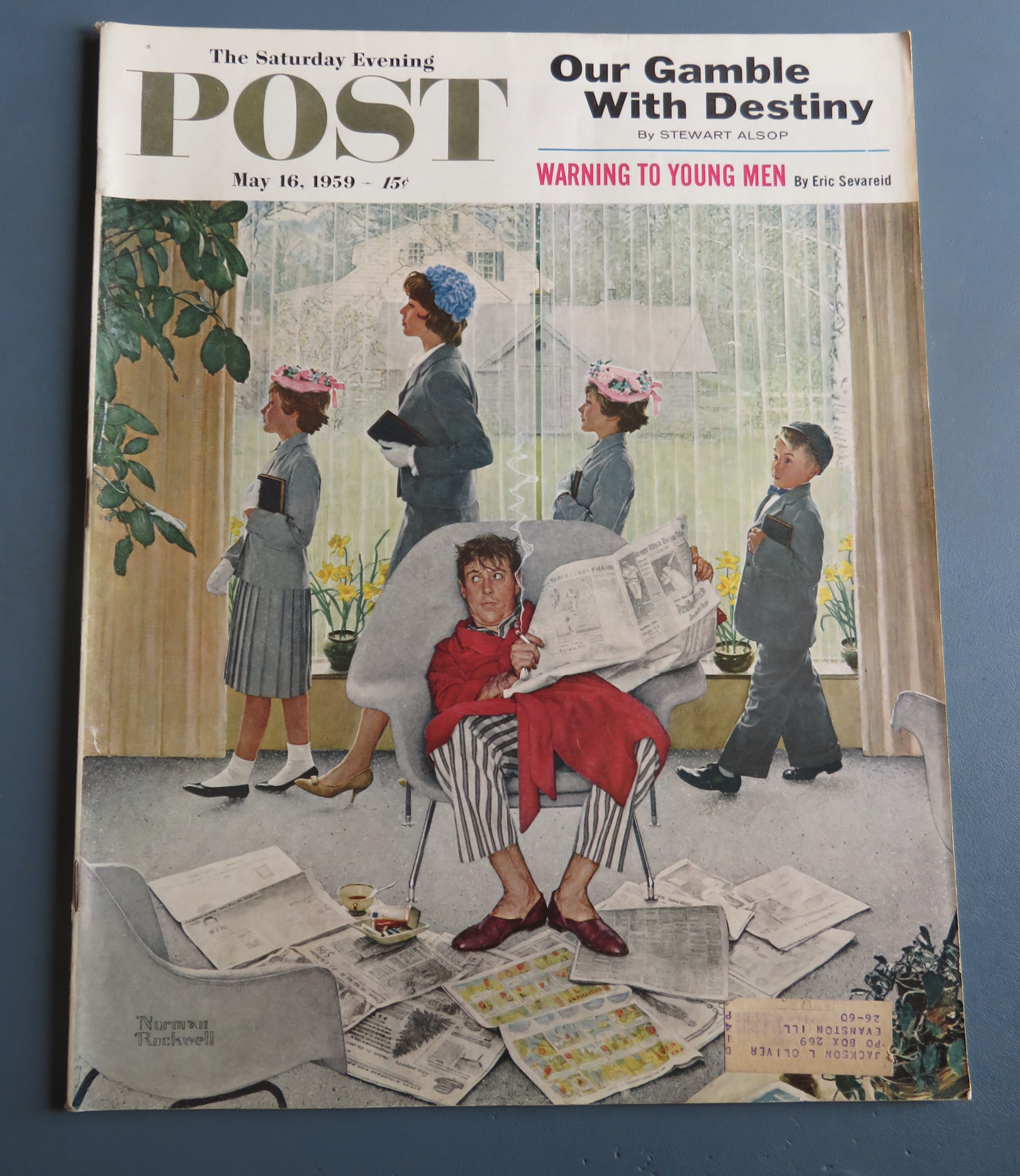 Saturday Evening Post Magazine May 16, 1959 Rockwell