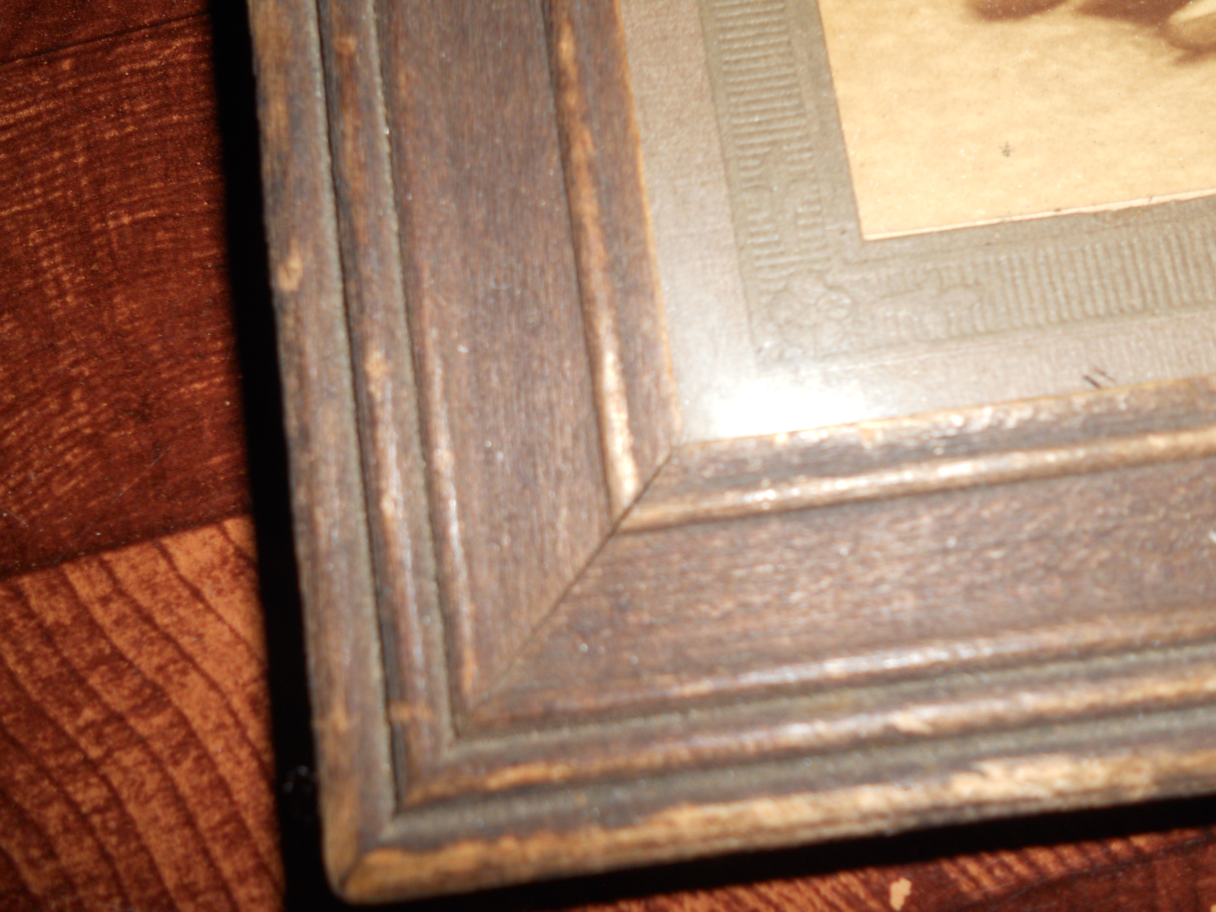 Family Photo Framed circa 1800s