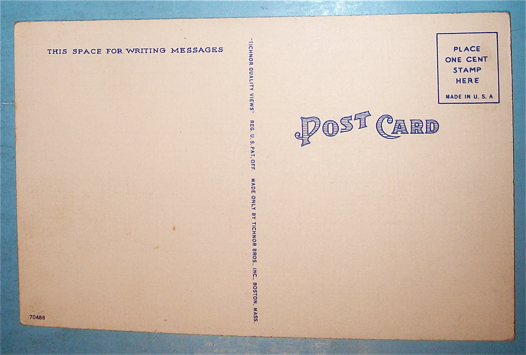 Mother Buying A Soldier's Uniform Postcard