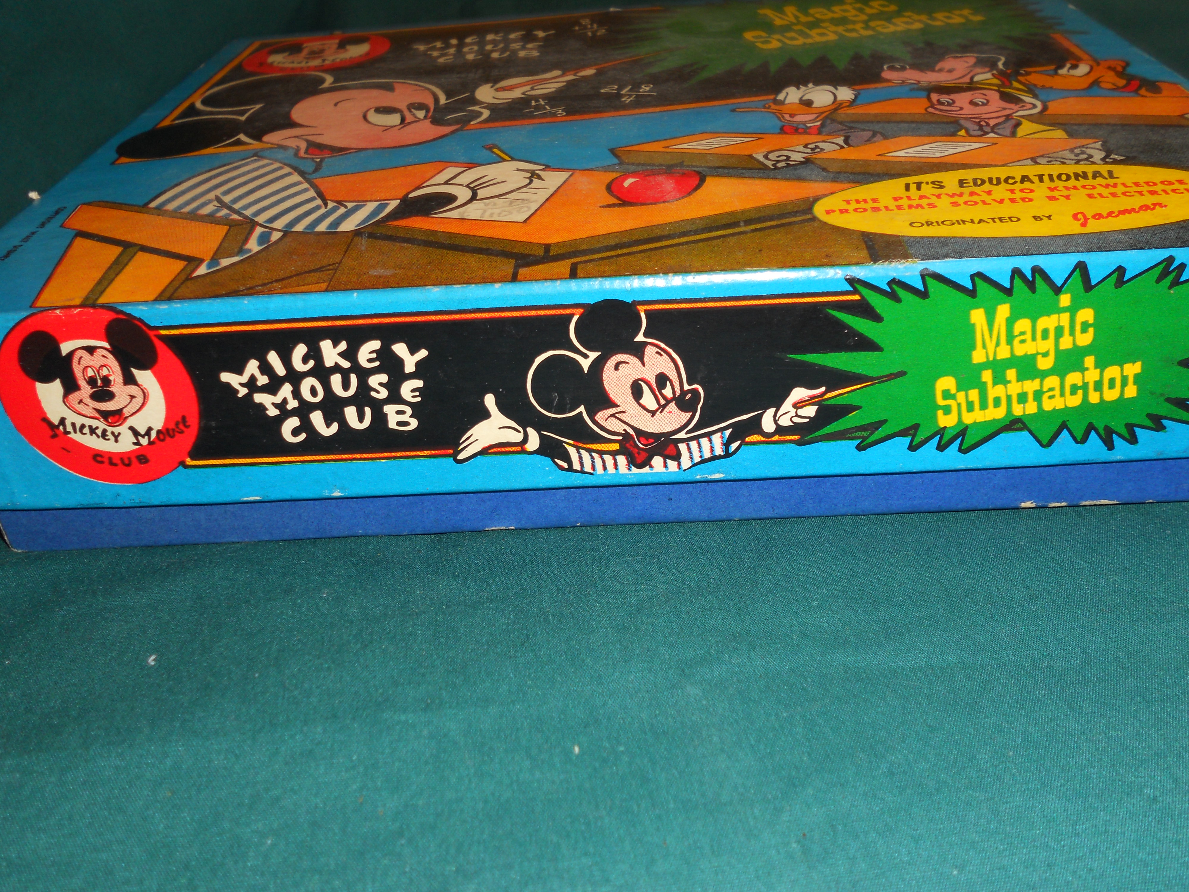 Mickey Mouse Club Disney Subtractor Game 1950