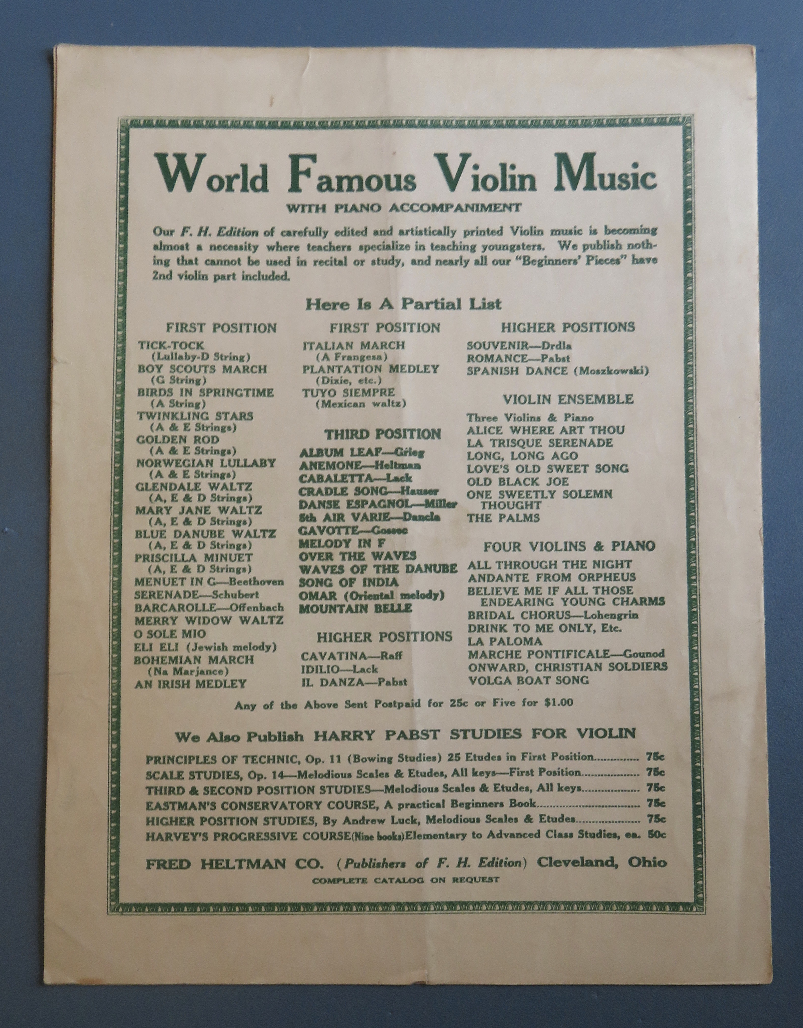 1924 Jingle Bells March Sheet Music By Albert Harvey