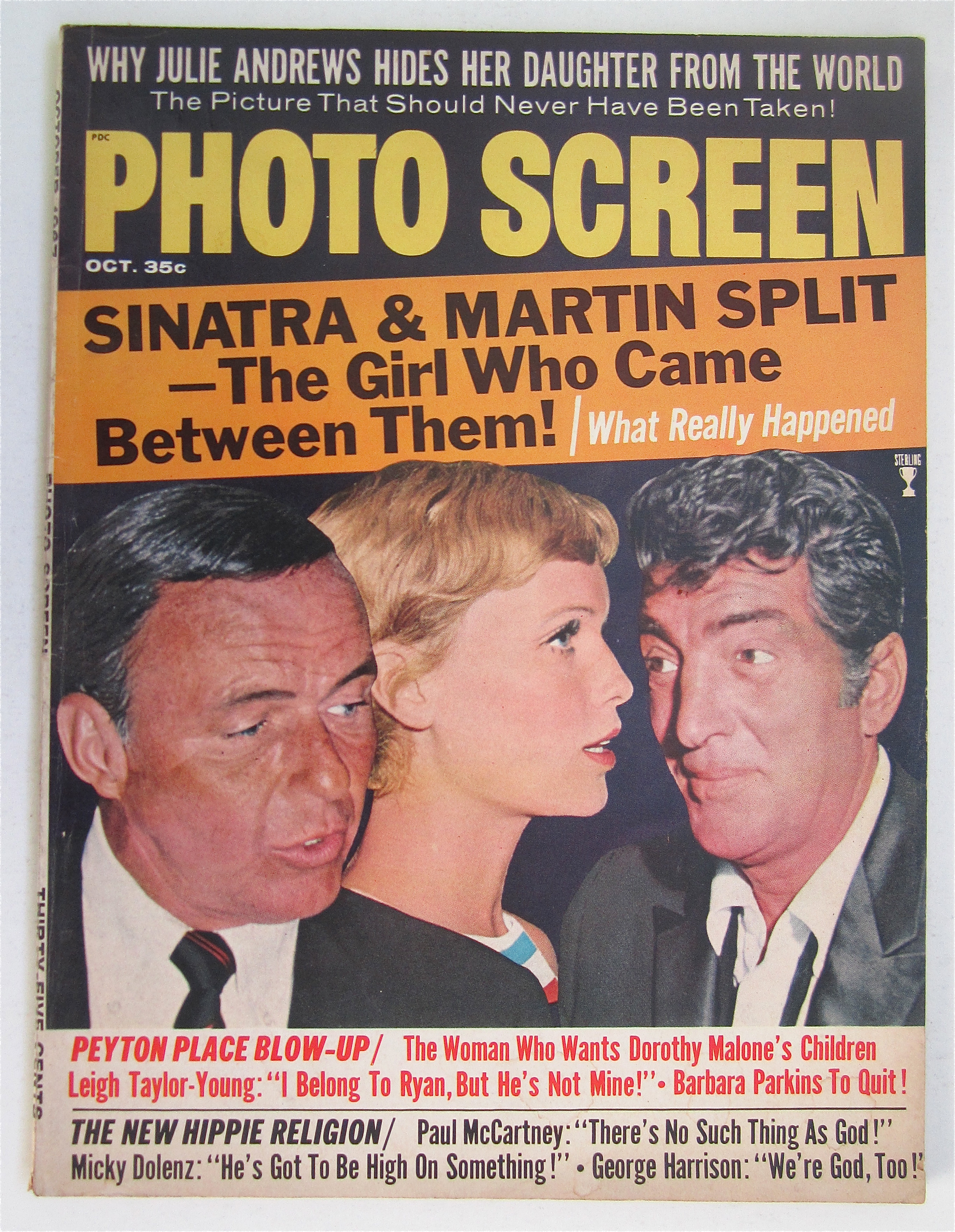 Photo Screen Magazine October 1967 Sinatra & Martin