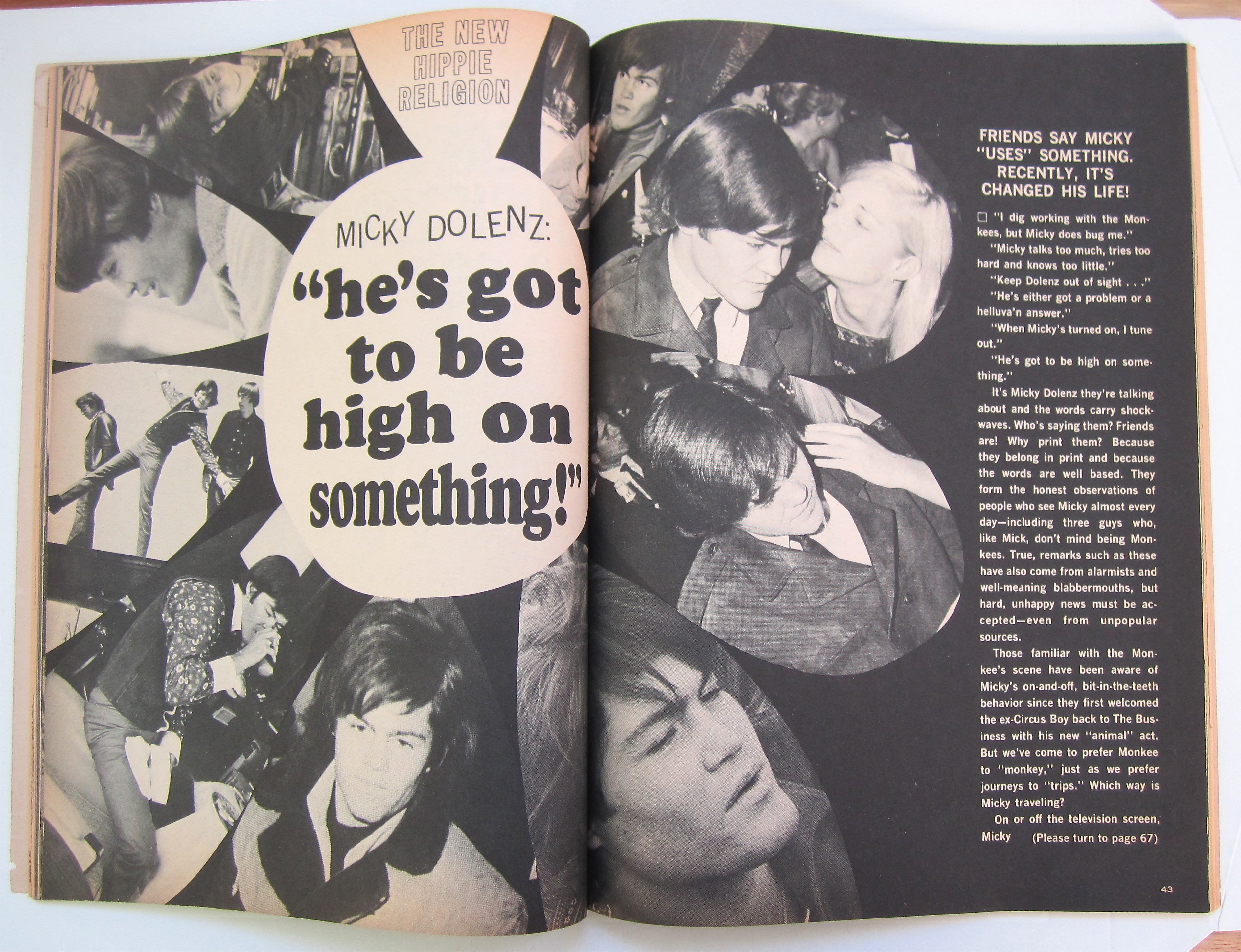 Photo Screen Magazine October 1967 Sinatra & Martin