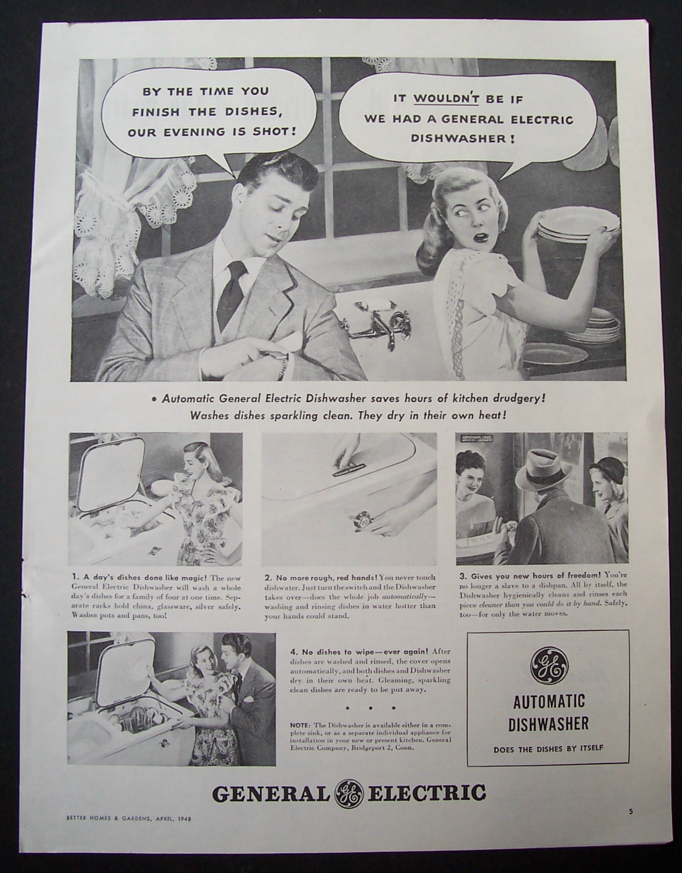 1948  General  Electric  Automatic  Dishwasher