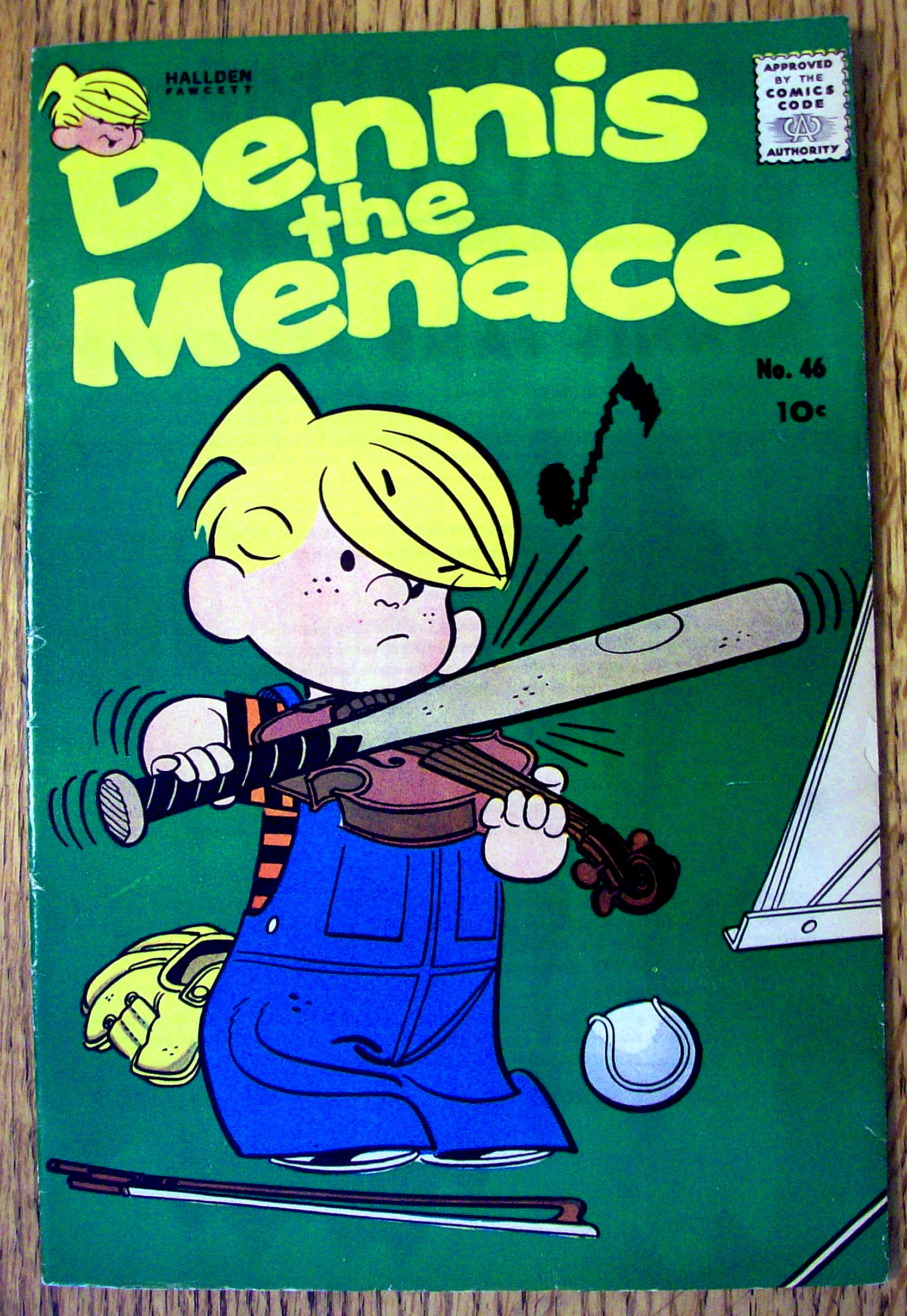 Dennis The Menace Comic #46-October 1960-Music Maker