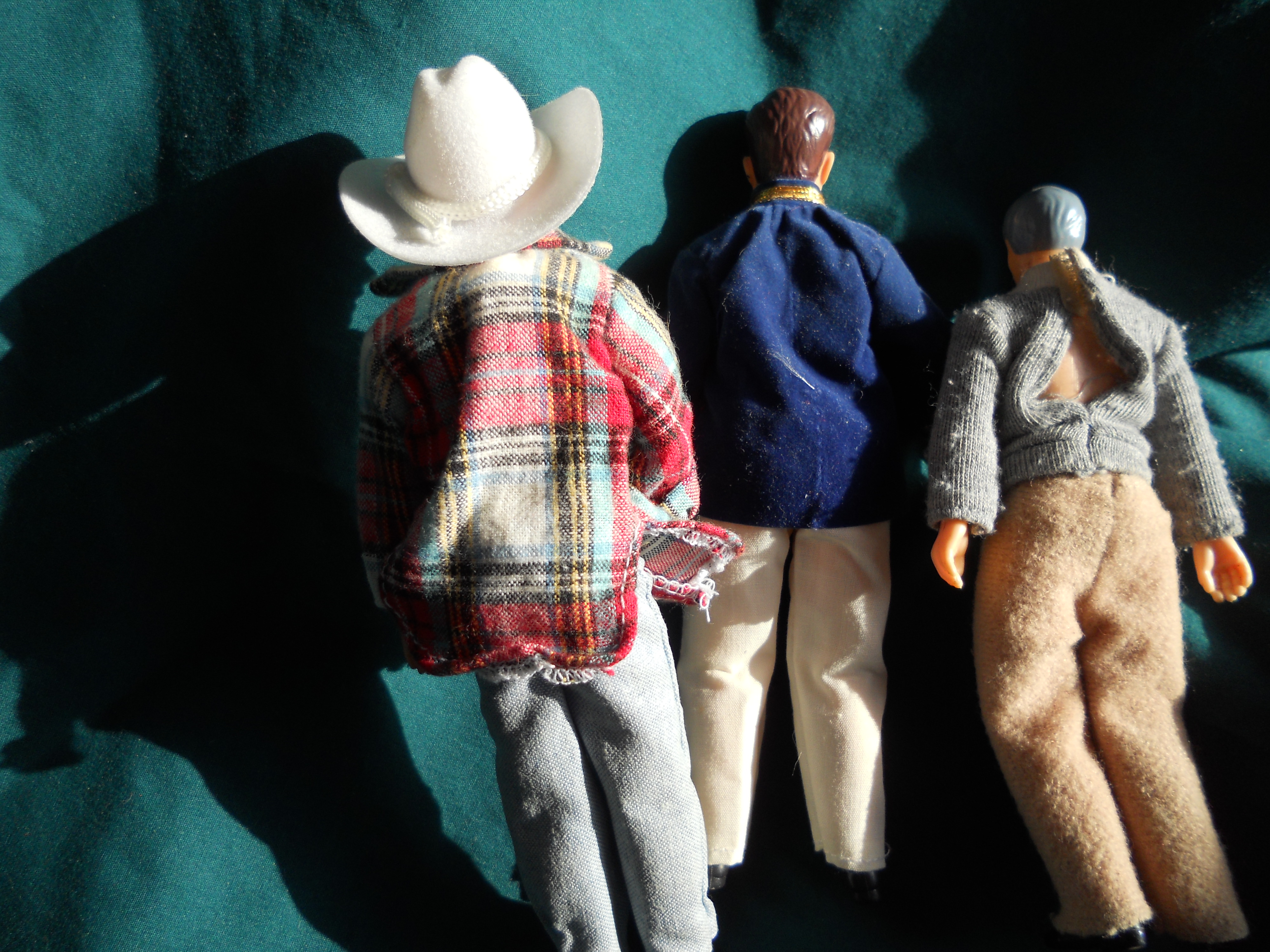 Cowboy Prince and Grandfather Miniature Dolls