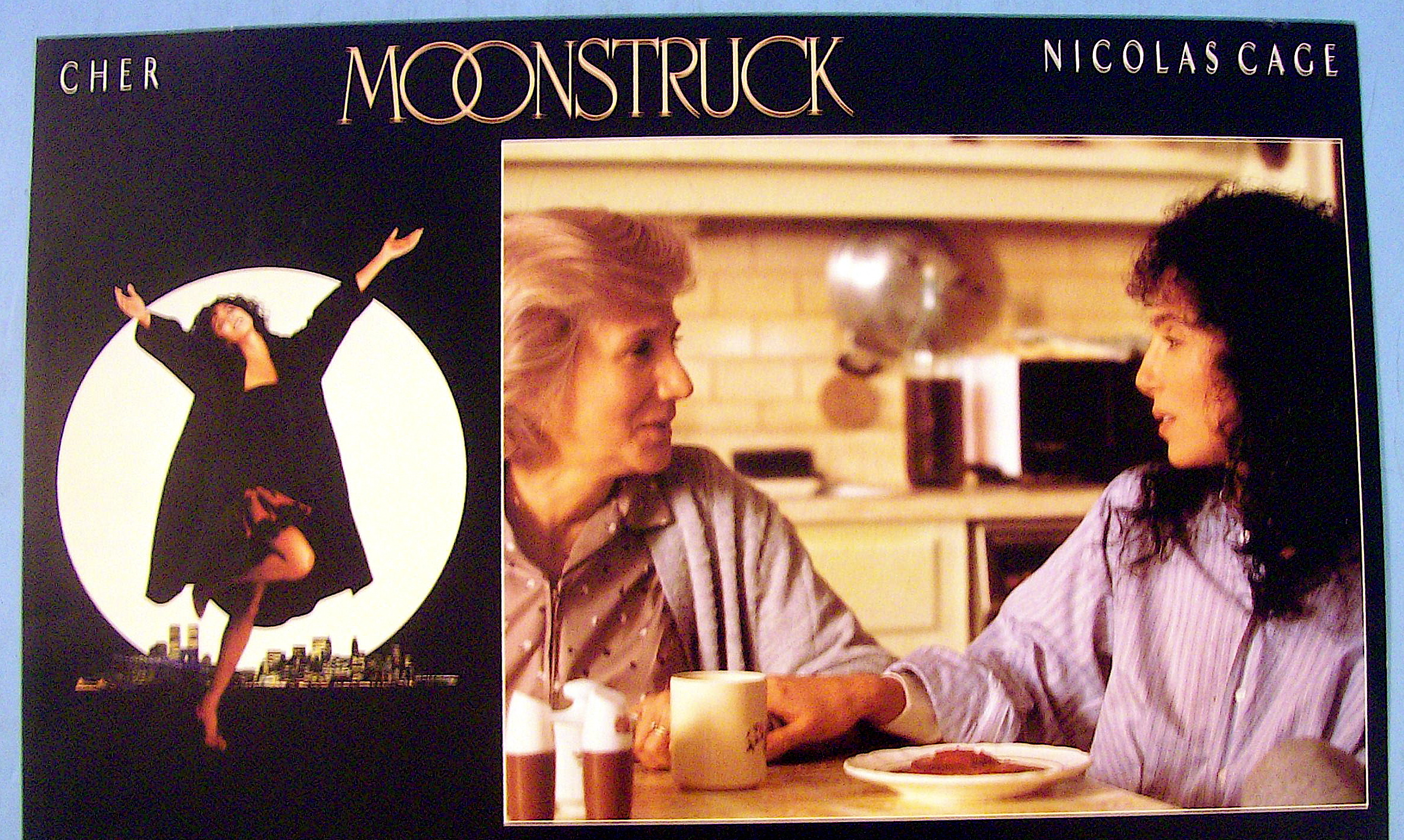 Moonstruck Lobby Card 1987 Cher & Nicolas Cage