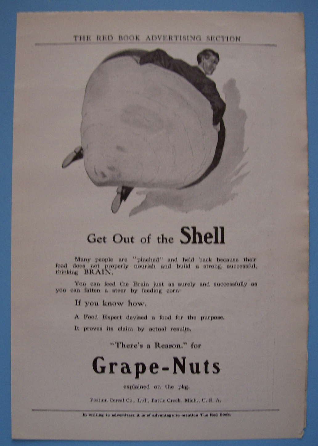 Vintage Ad: 1906 Grape - Nuts