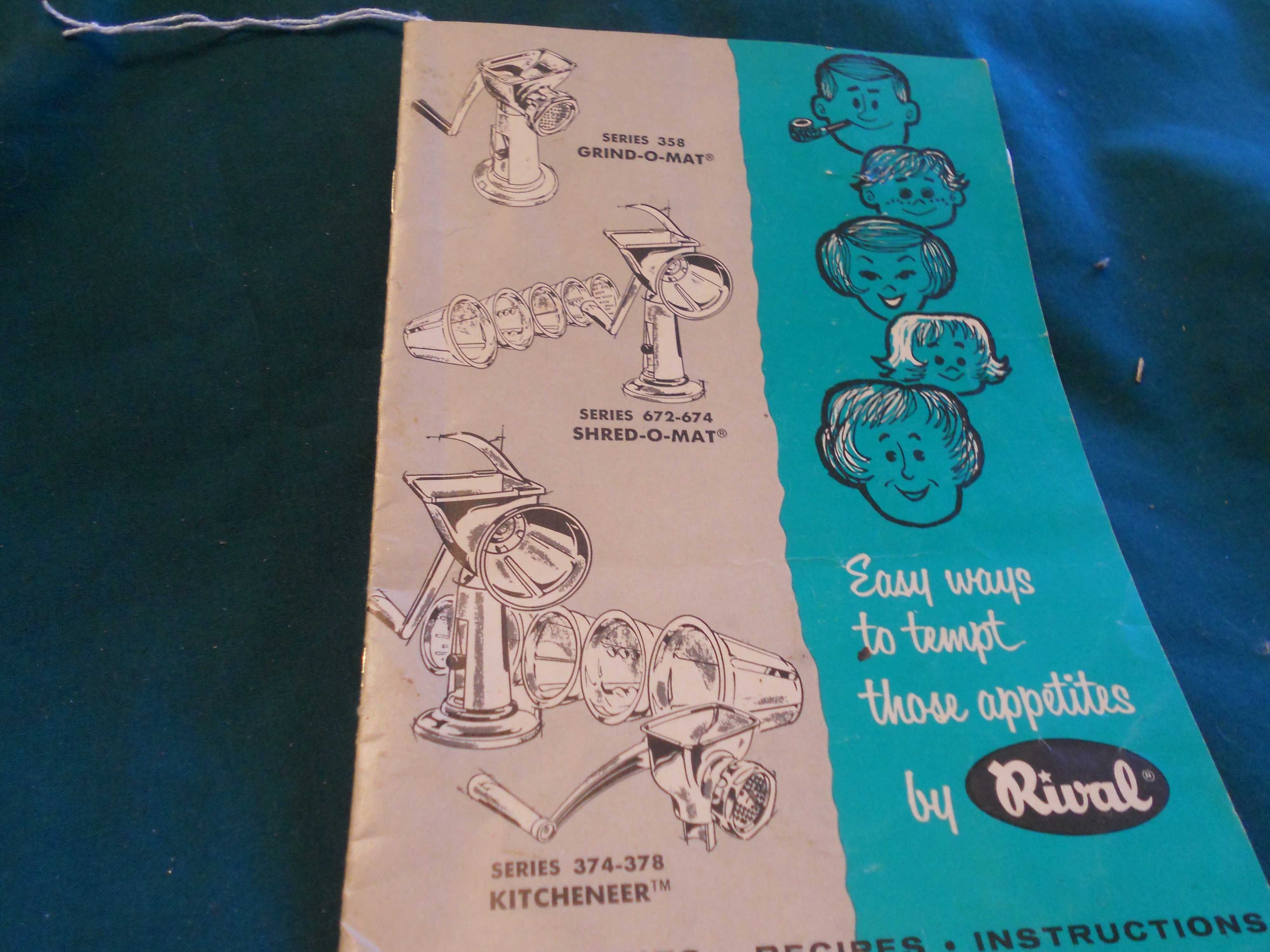 Rival Products Instructions Booklet