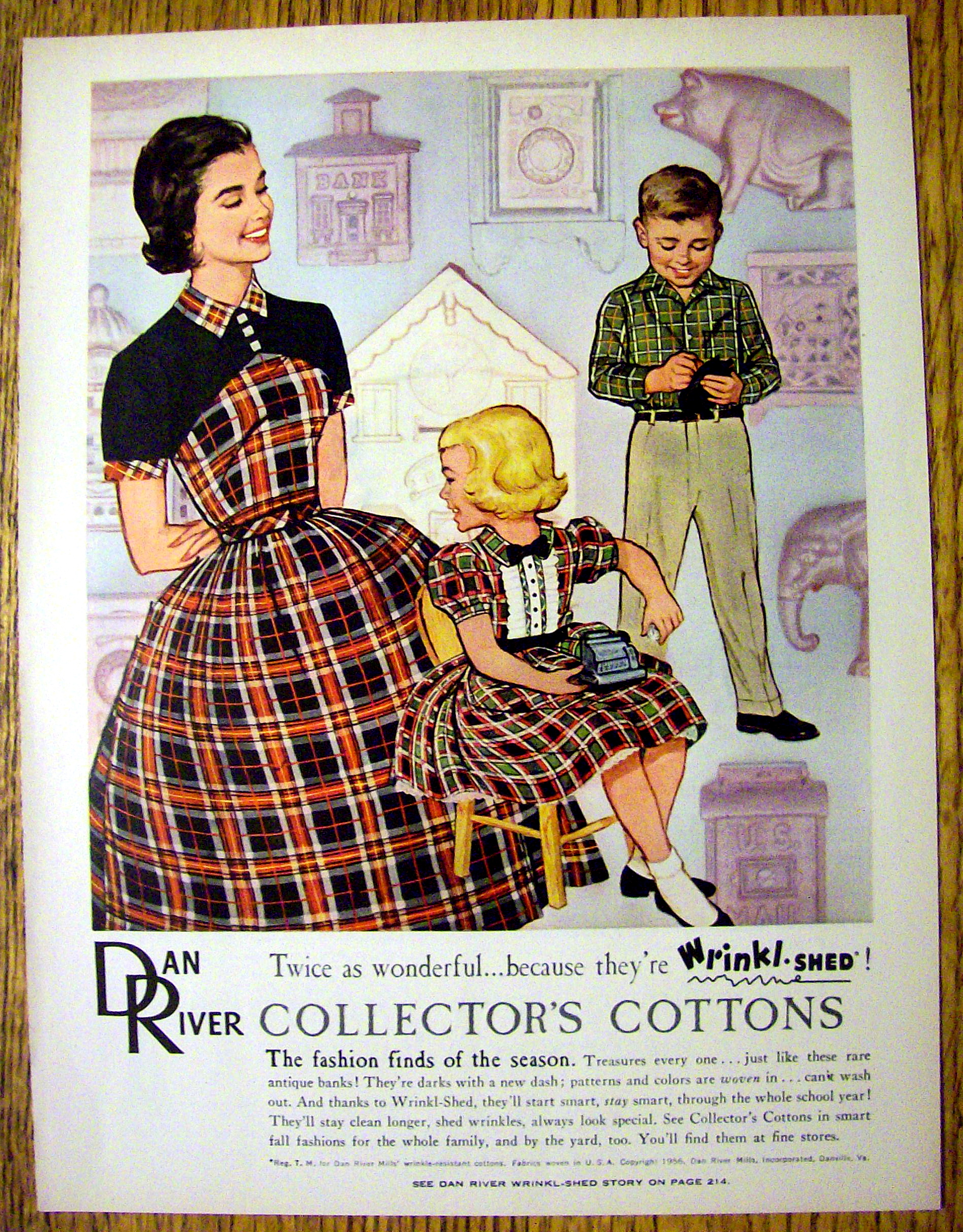 1956 Dan River with Collector's Cottons