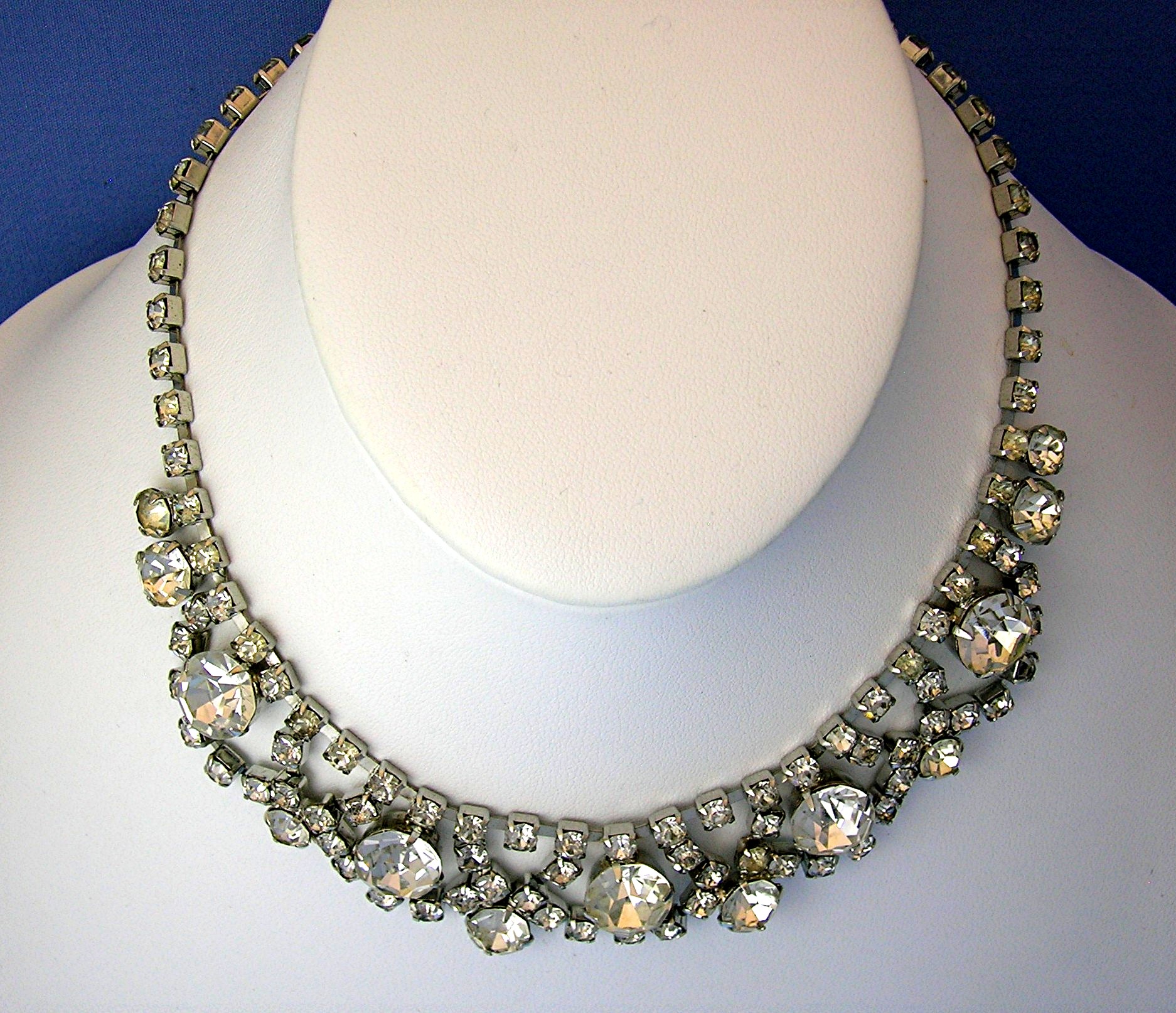 Rhinestone Crystal Vintage Necklace