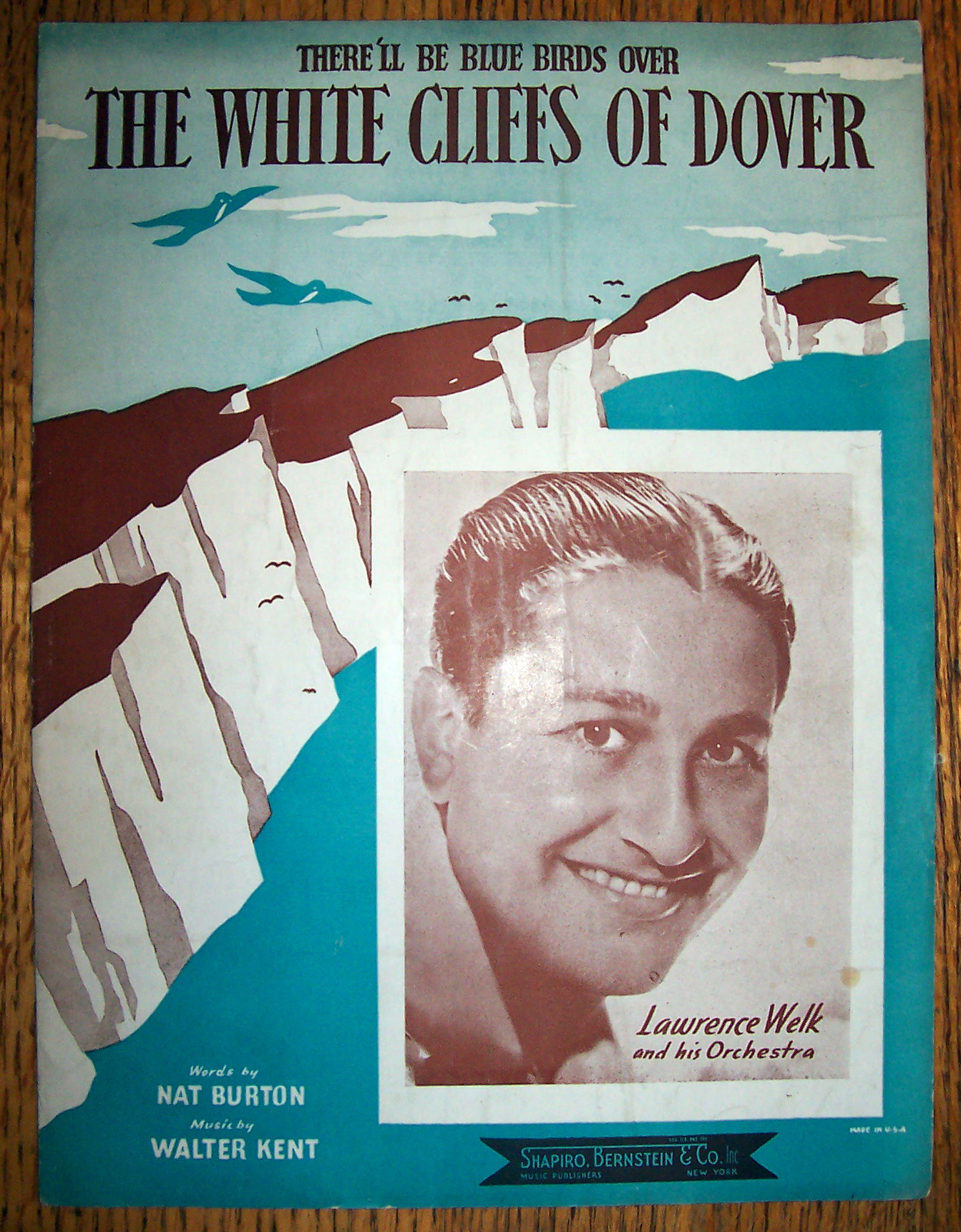 Sheet Music Of 1941 The White Cliffs Of Dover-N. Burton