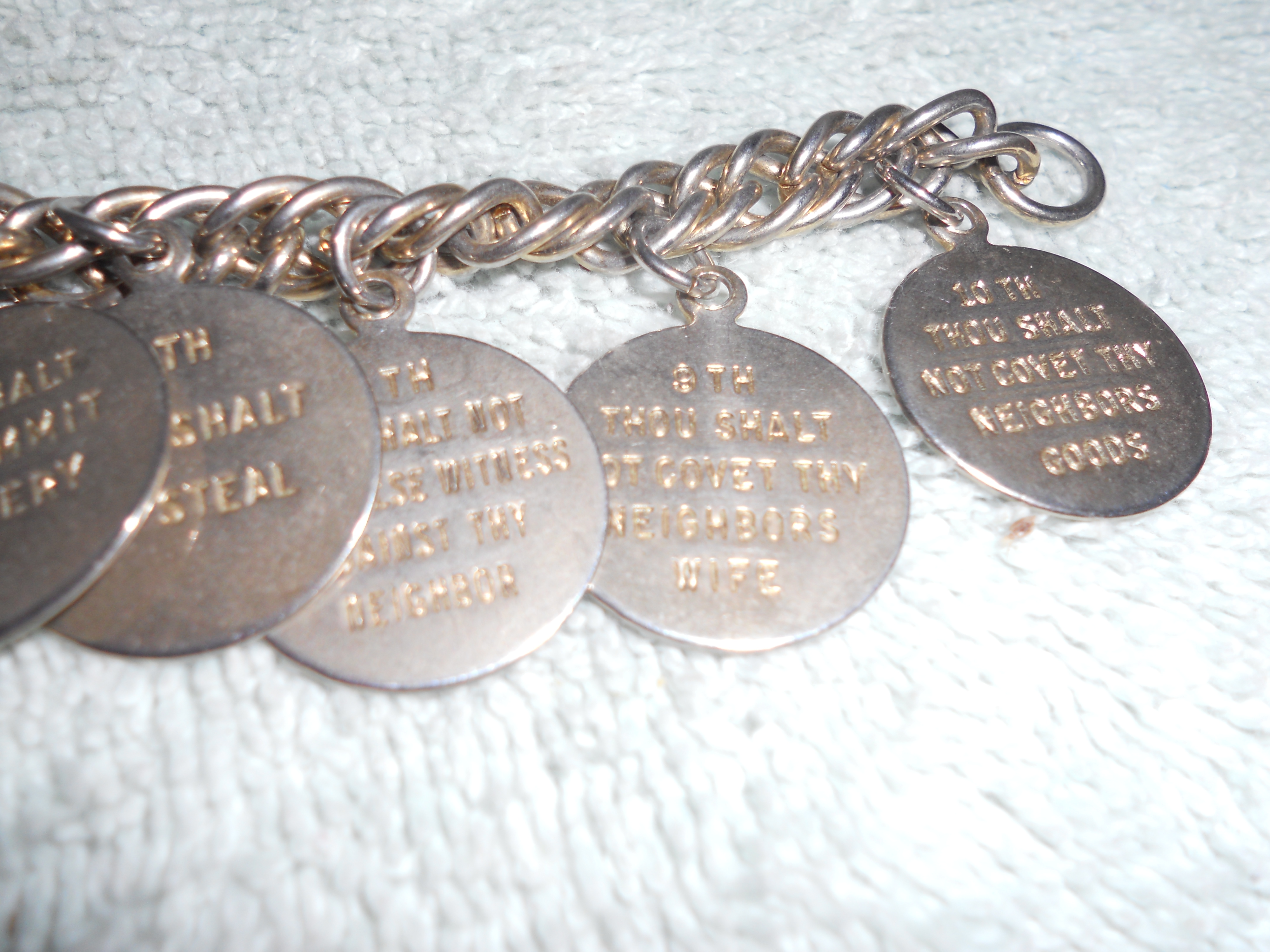 Ten Commandments Bracelet Catholic Religious