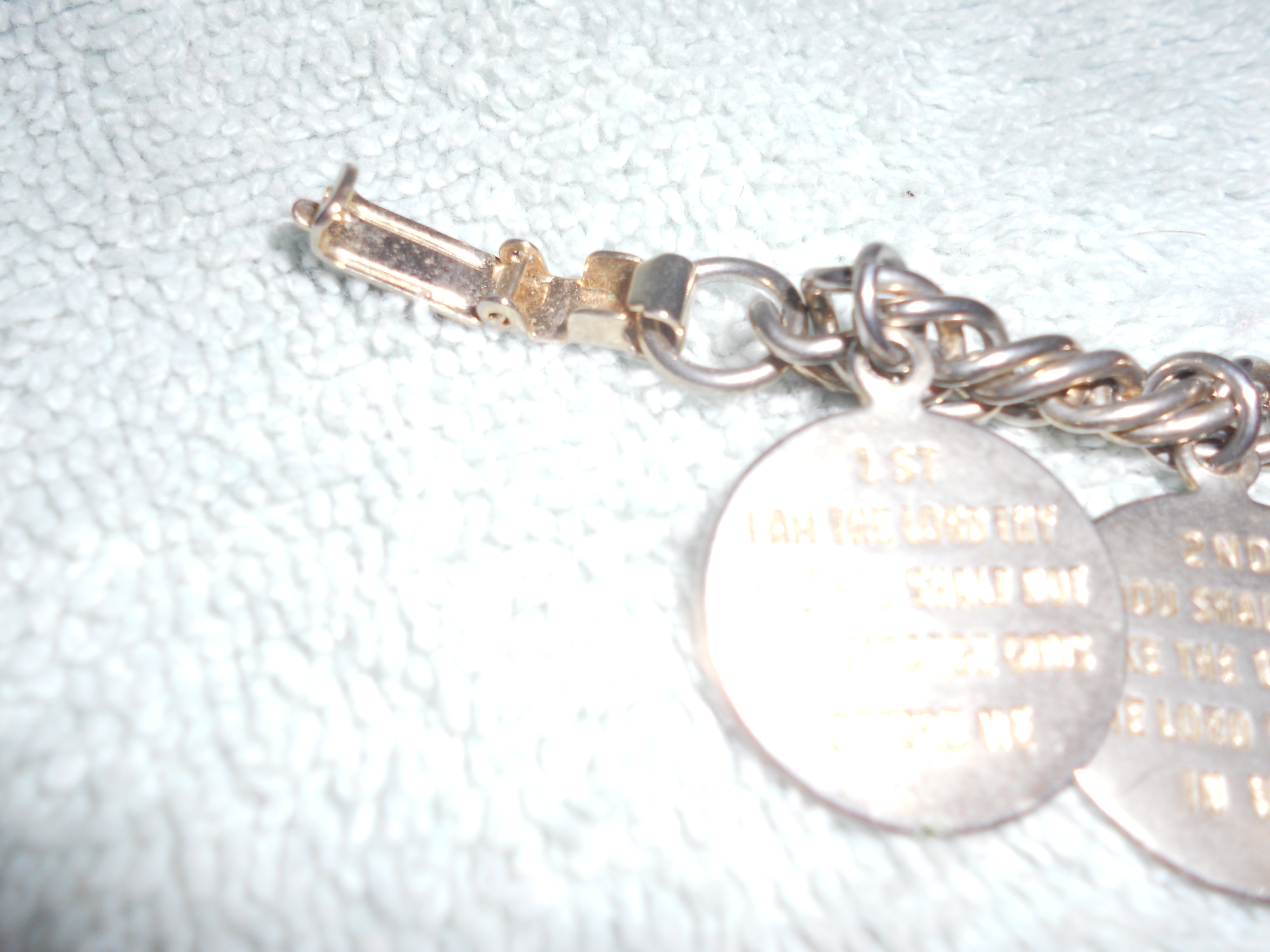 Ten Commandments Bracelet Catholic Religious
