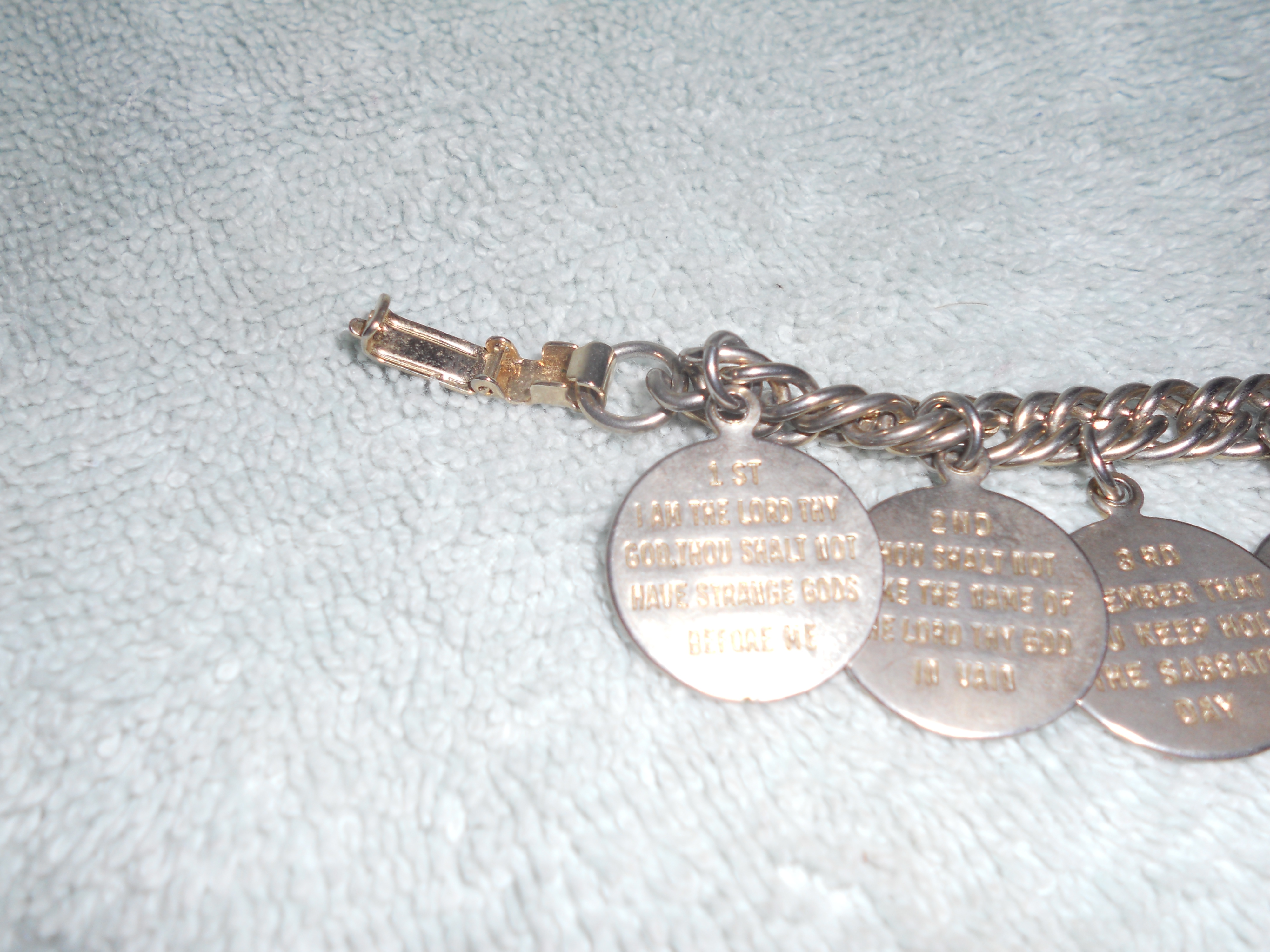 Ten Commandments Bracelet Catholic Religious
