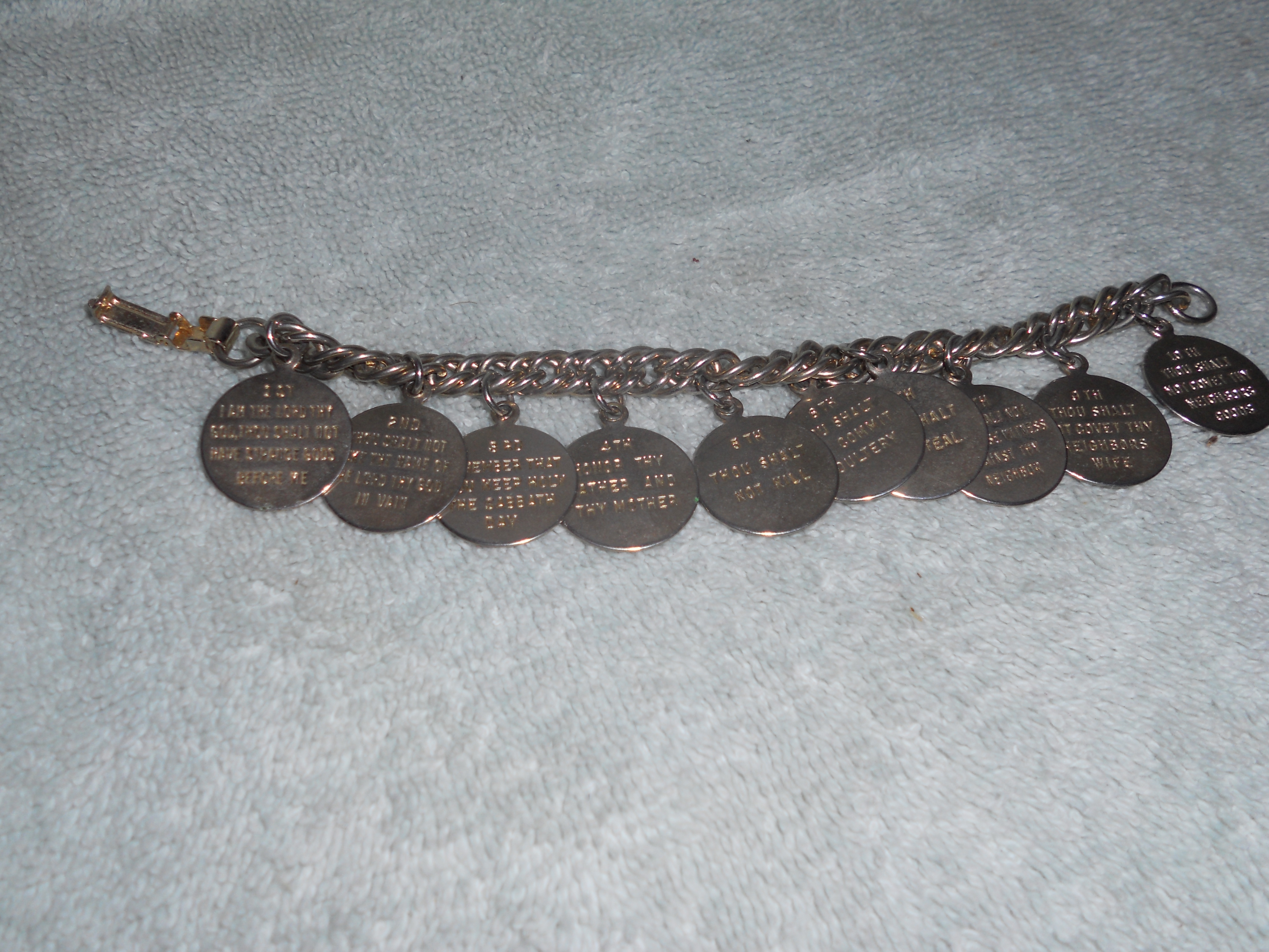 Ten Commandments Bracelet Catholic Religious