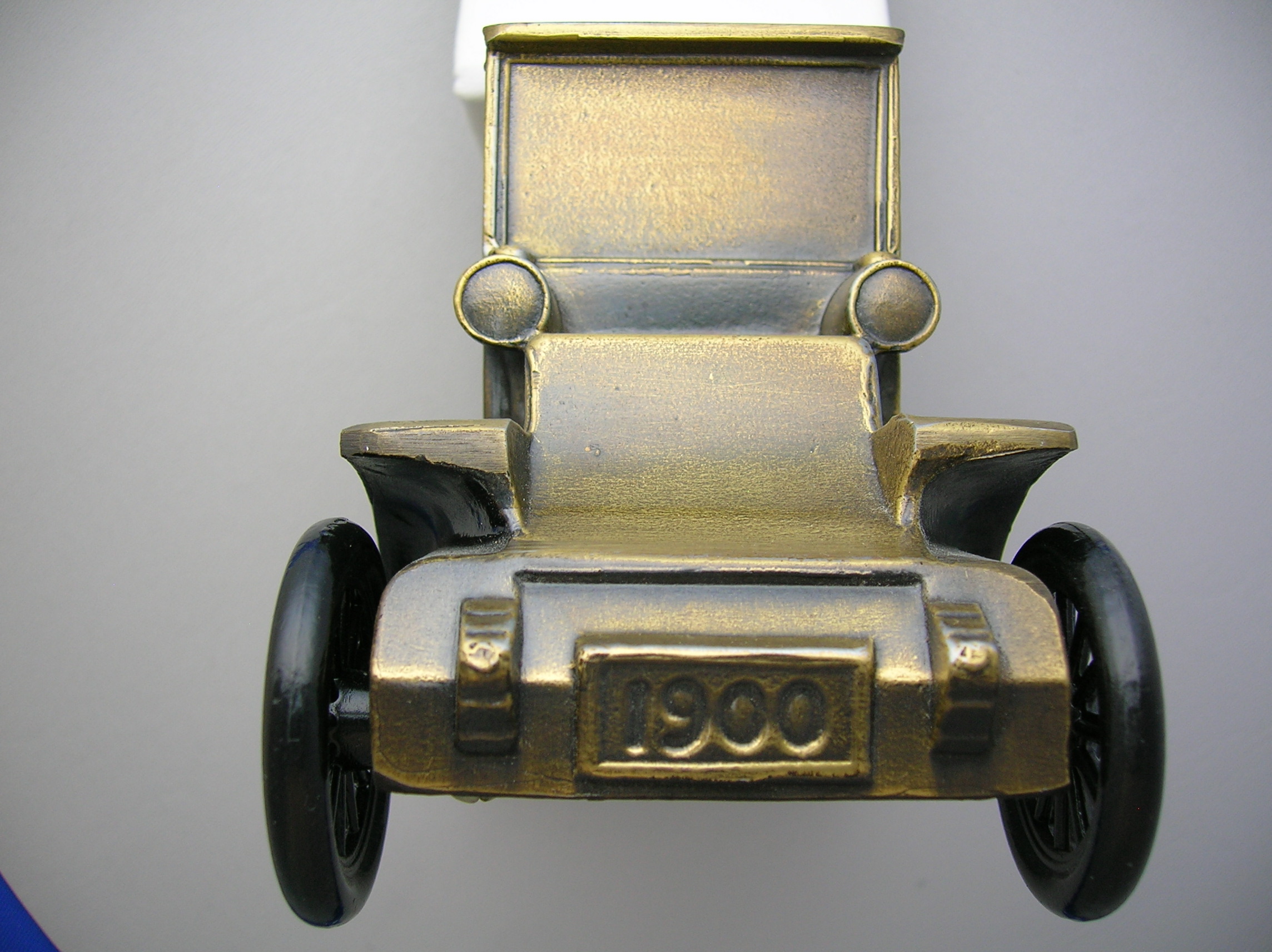 BANK - Antique Auto Coin Bank 1900 pillbox coupe bank