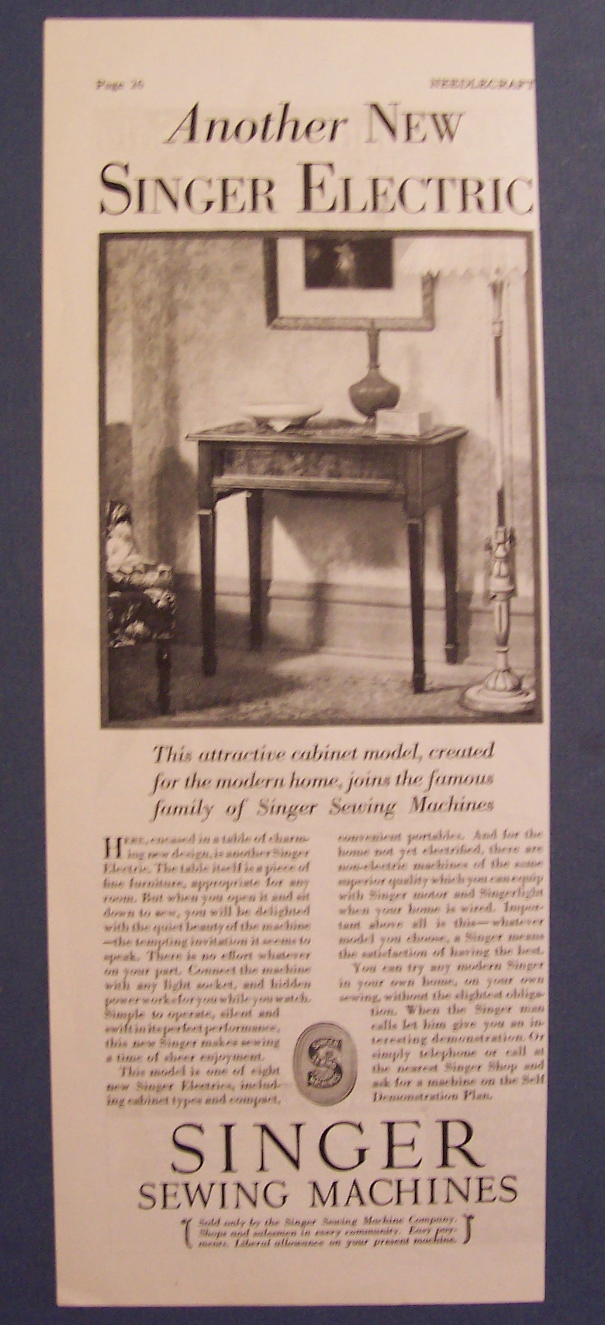 1928  Singer  Sewing  Machines